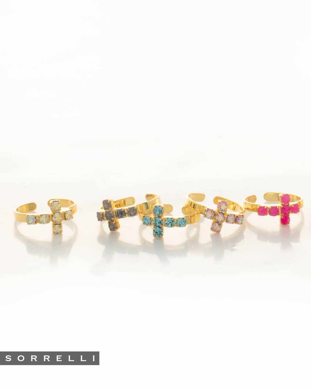Carly Cross Band Ring