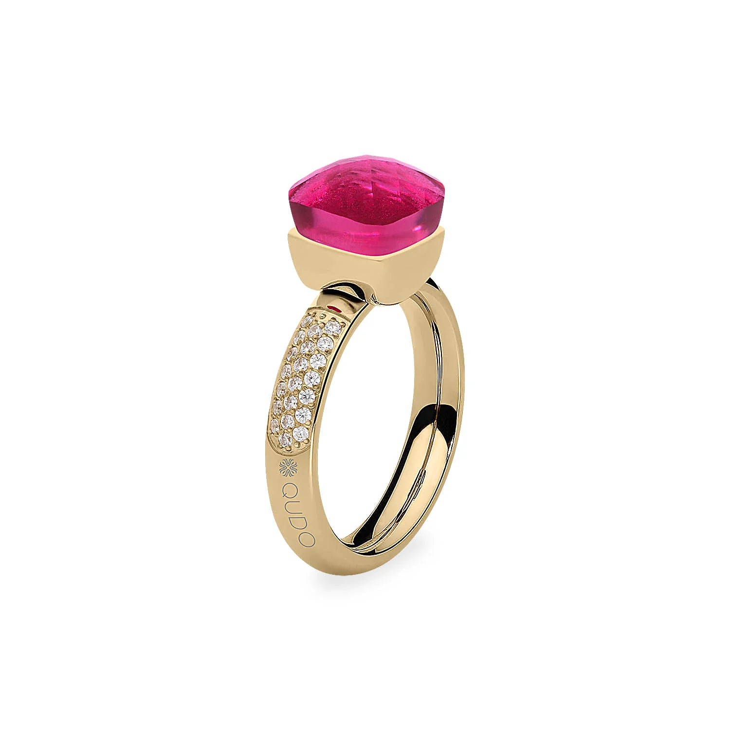 Firenze Deluxe Crystal Ring - Padparadscha