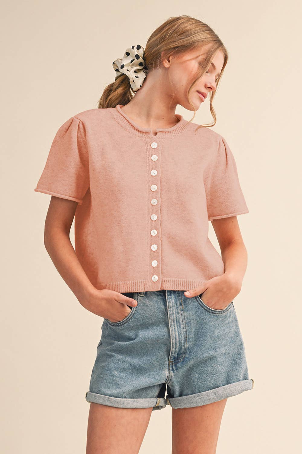 Short Sleeve Cardigan