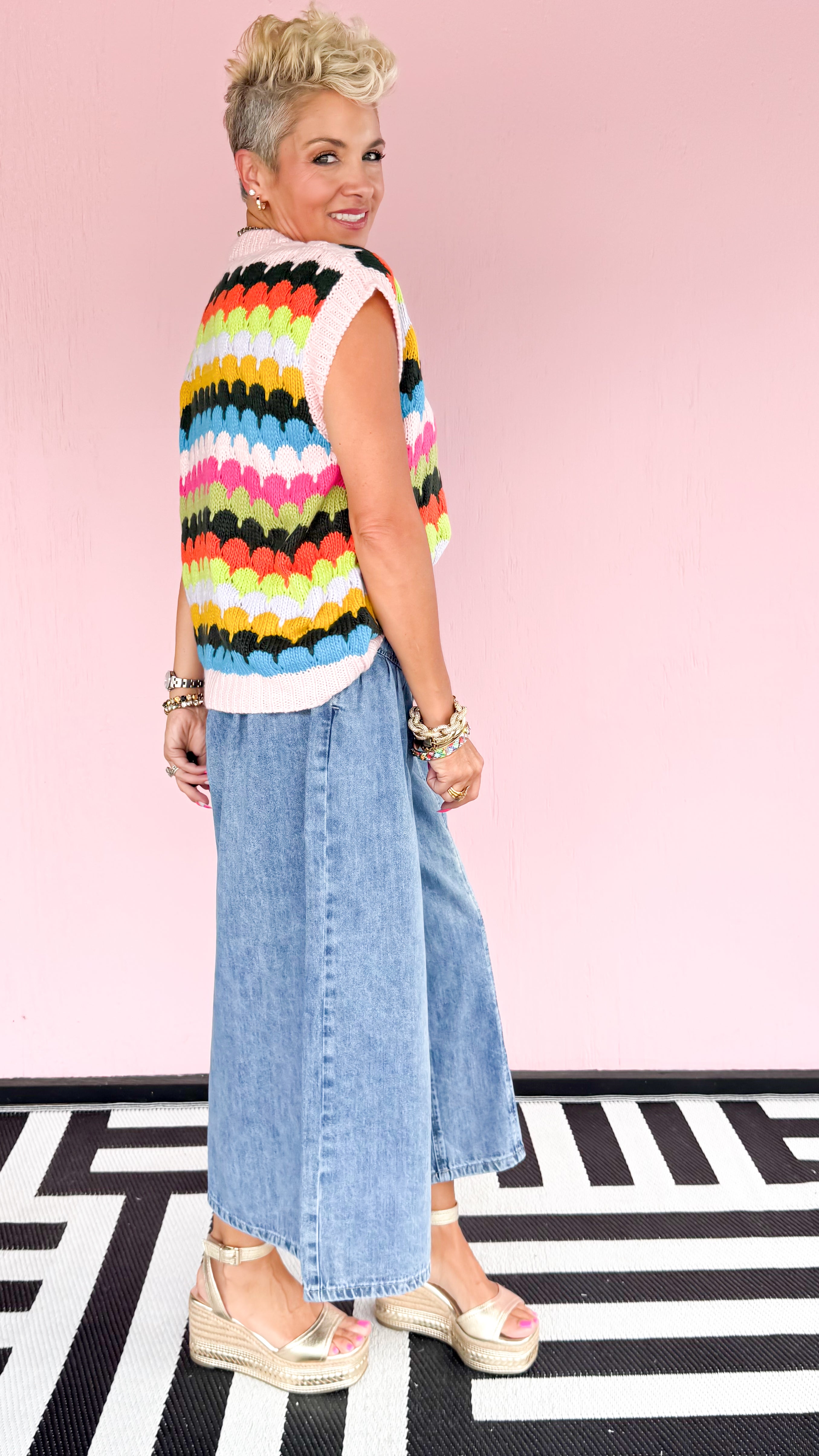 Jackie Bloom Sweater Vest