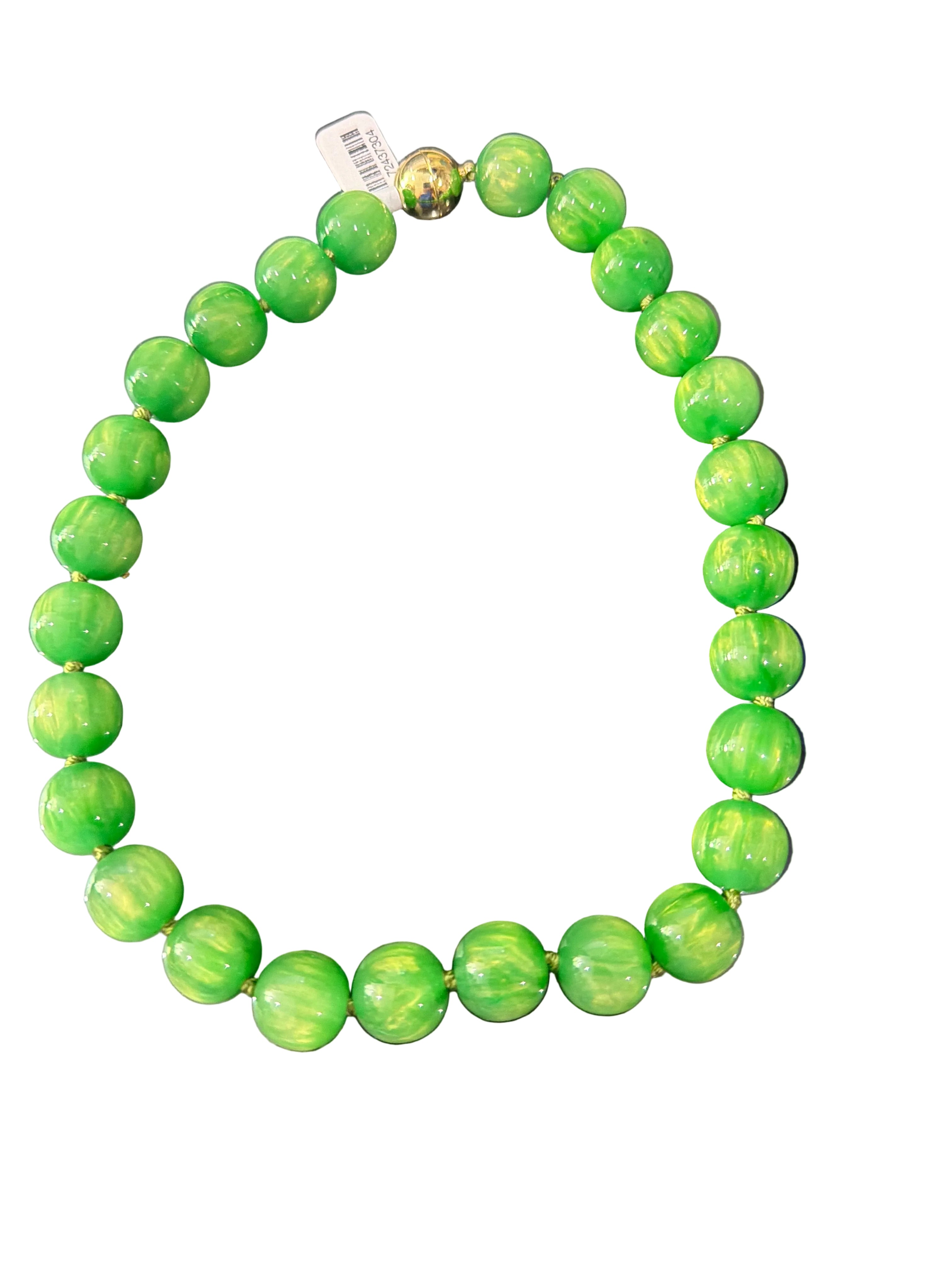 Large Beaded Magnetic Clasp Necklace