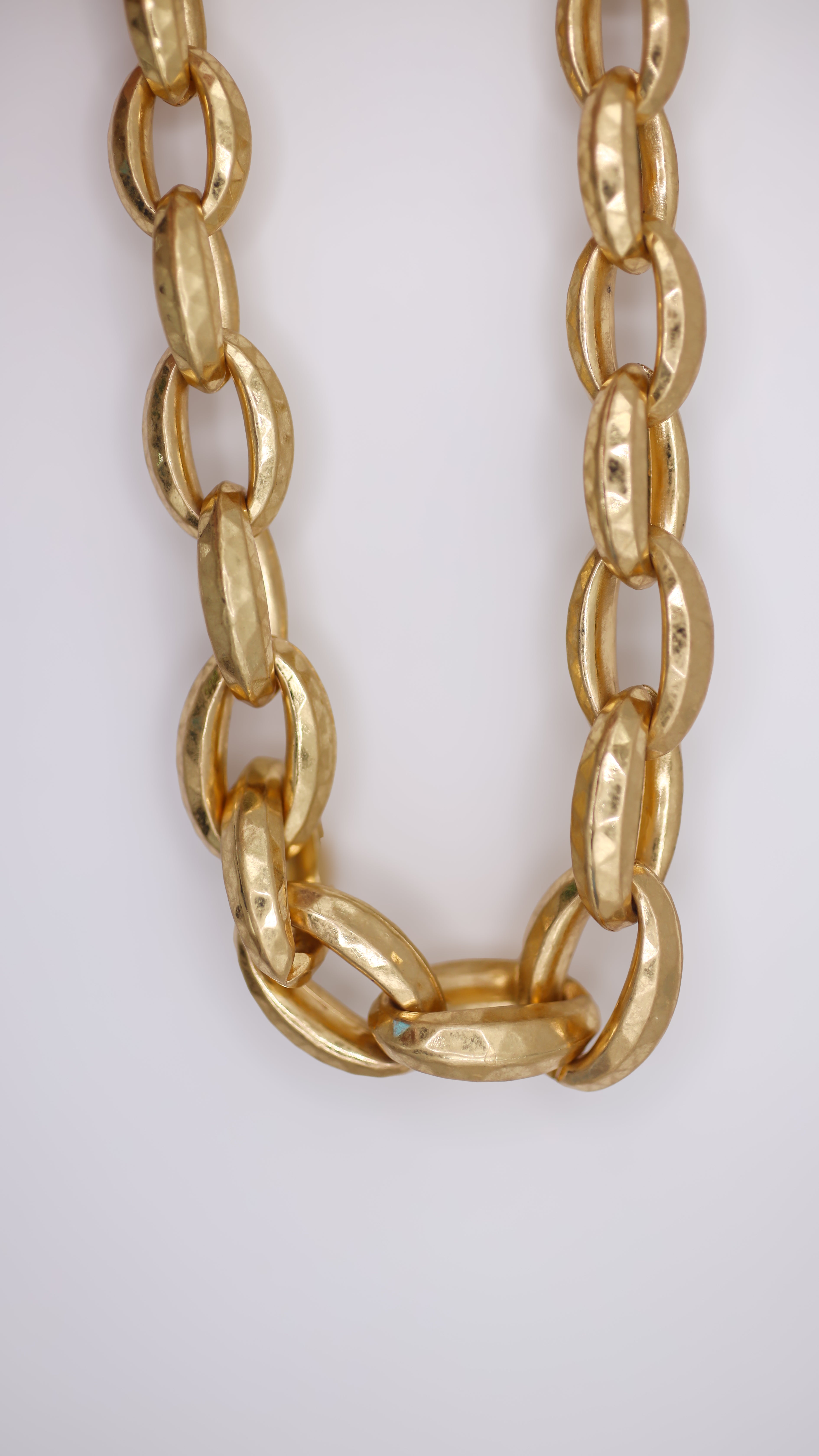 18” Gold Chunky Chain Necklace