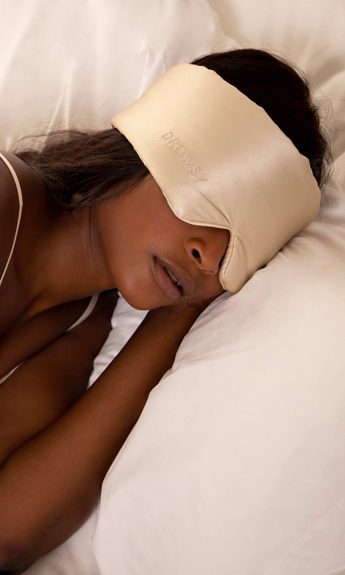 Dusty Gold Silk Sleep Mask