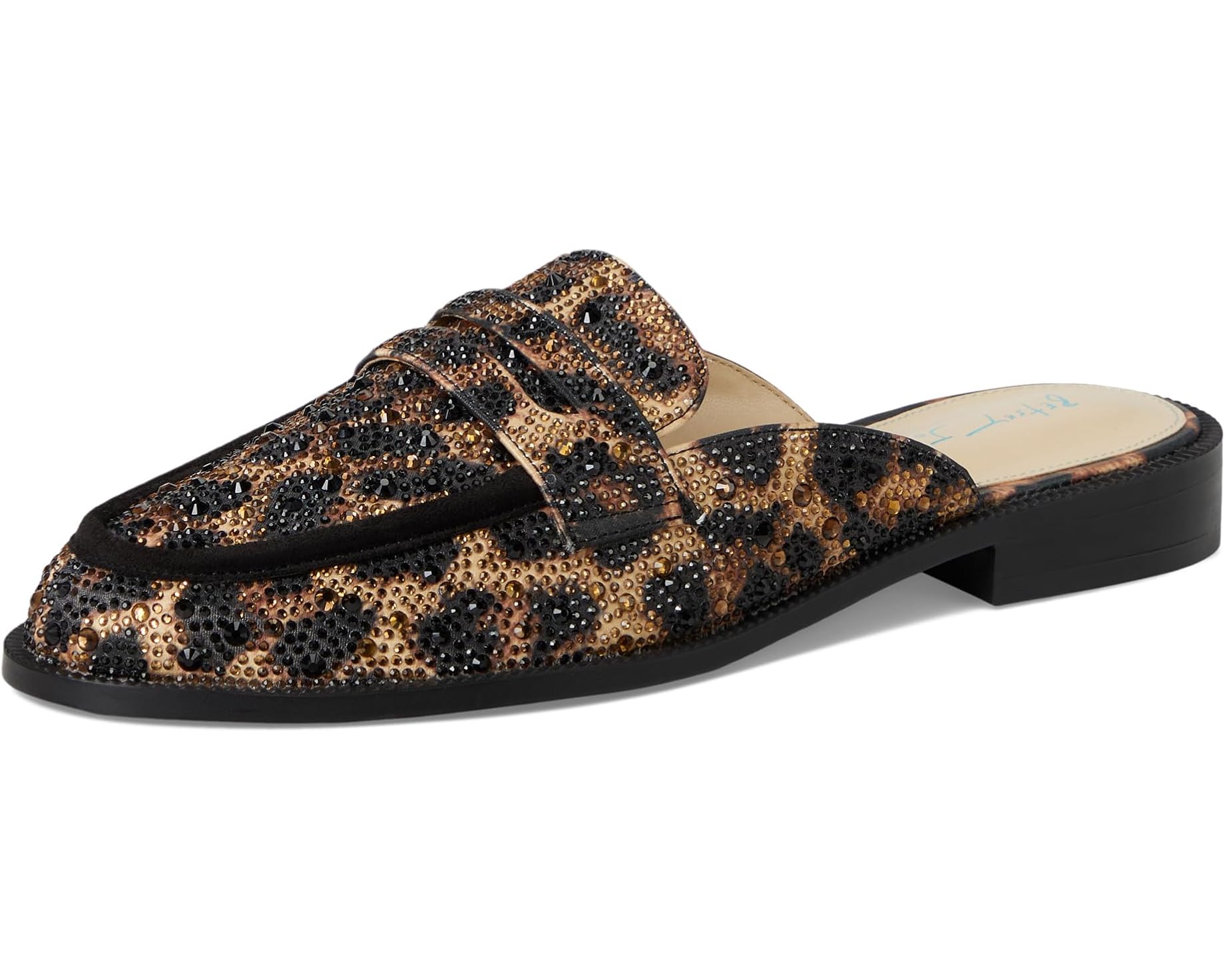 Liona Leopard Mule Shoe