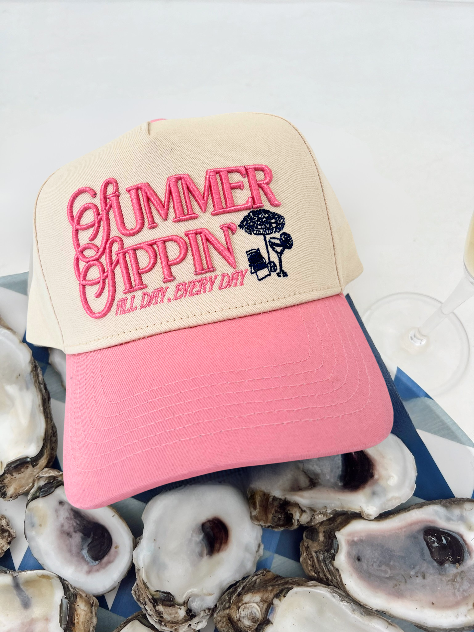 Summer Sippin' Trucker Hat