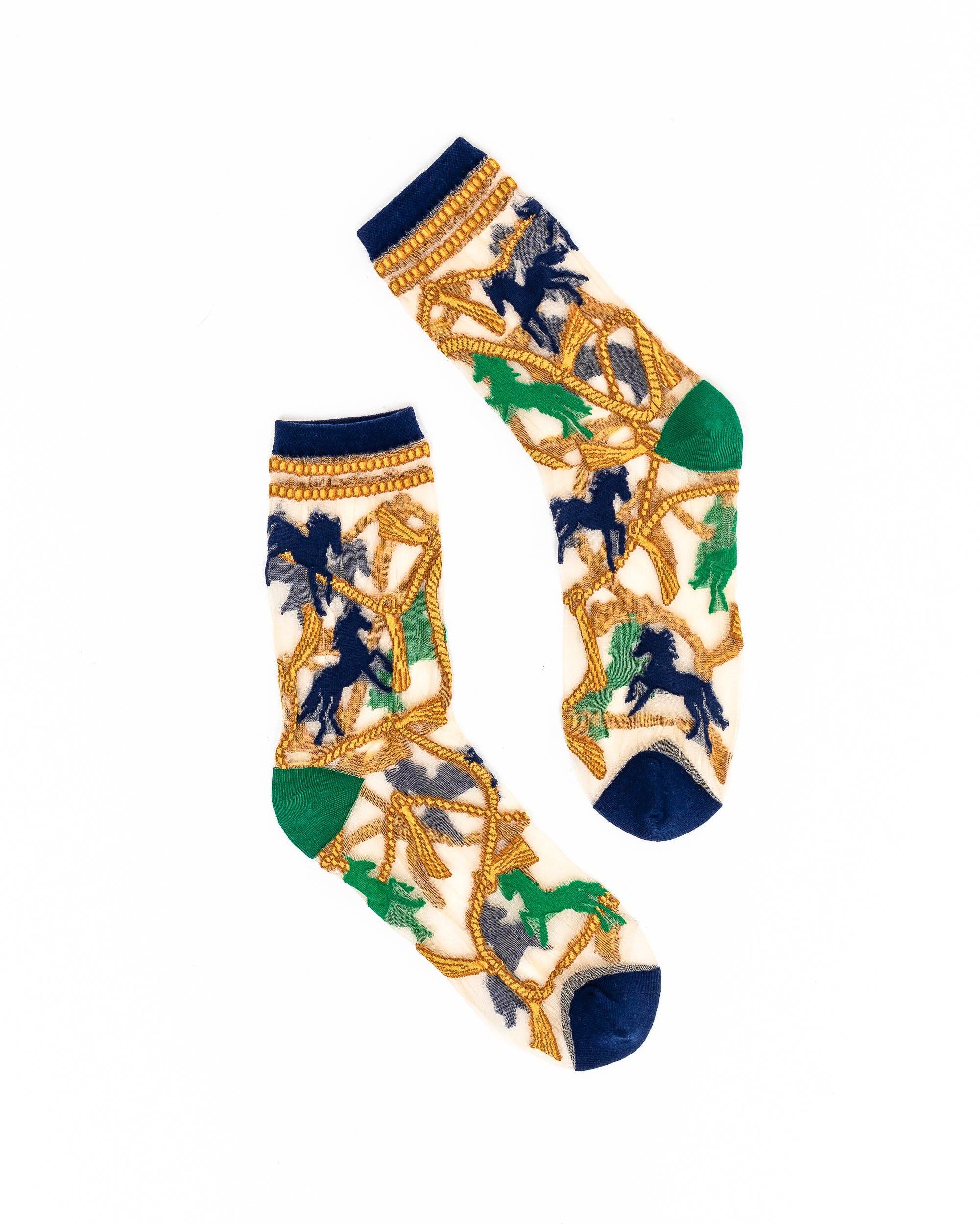 Horses and Chains Sheer Crew Sock - The BLVD