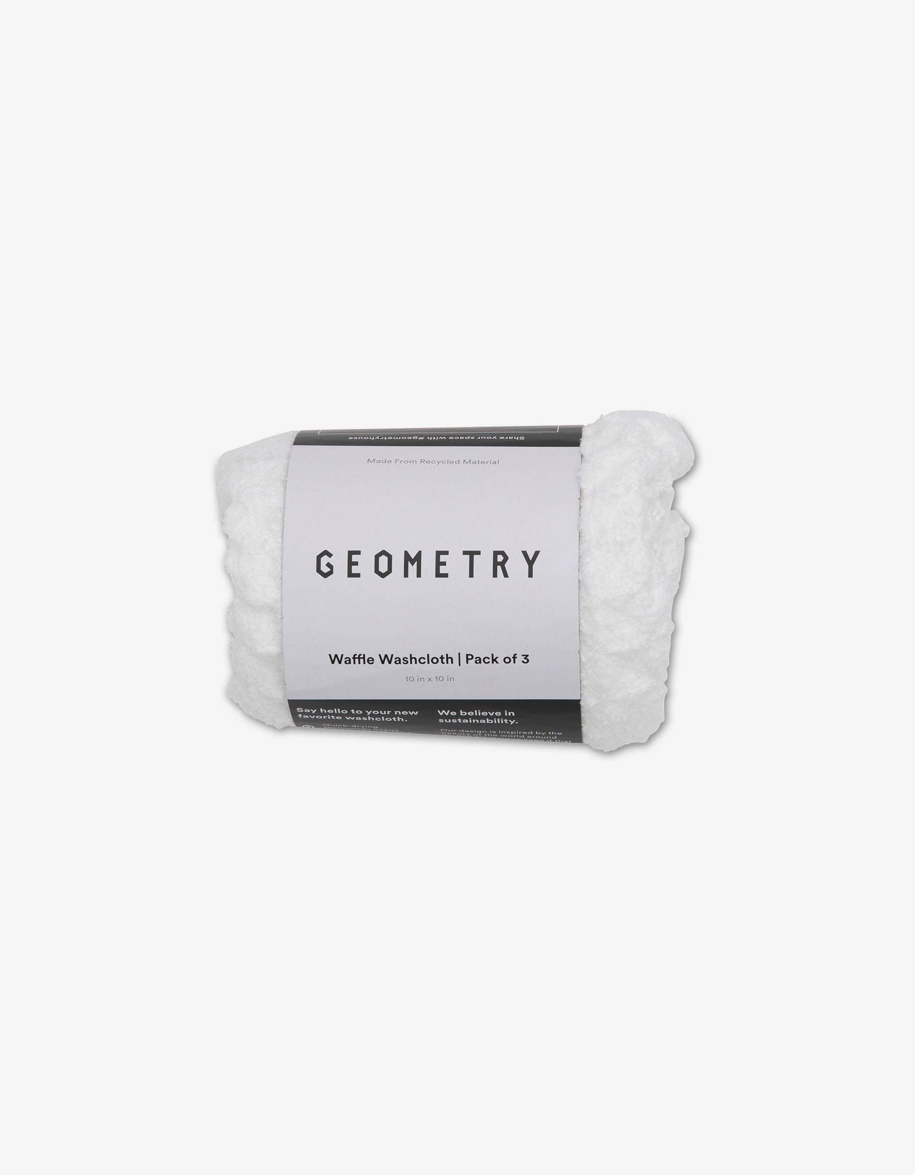 Cloud Waffle Washcloth Set/White - The BLVD