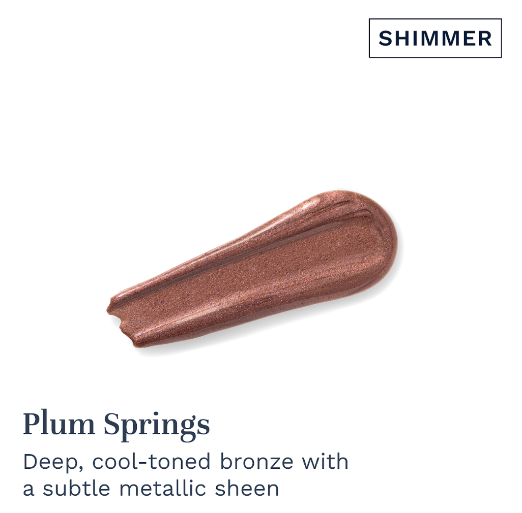City Lips plumping lip gloss in Plum Springs, a metallic plum shade