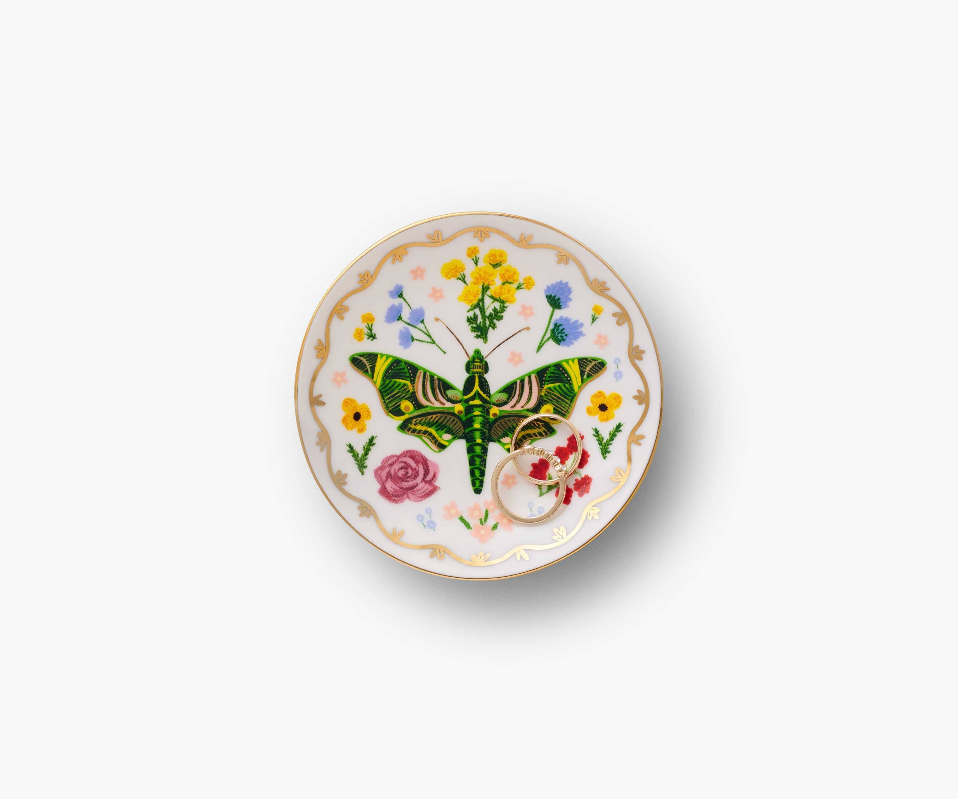 Curio porcelain ring dish product photo - full view - BLVD Boutik