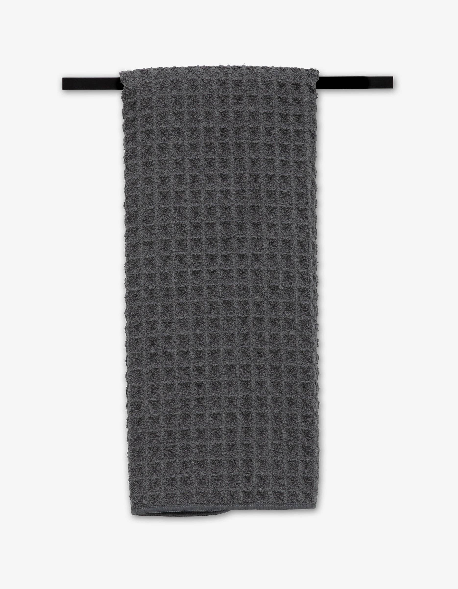 Charcoal Waffle Hand Towel - The BLVD
