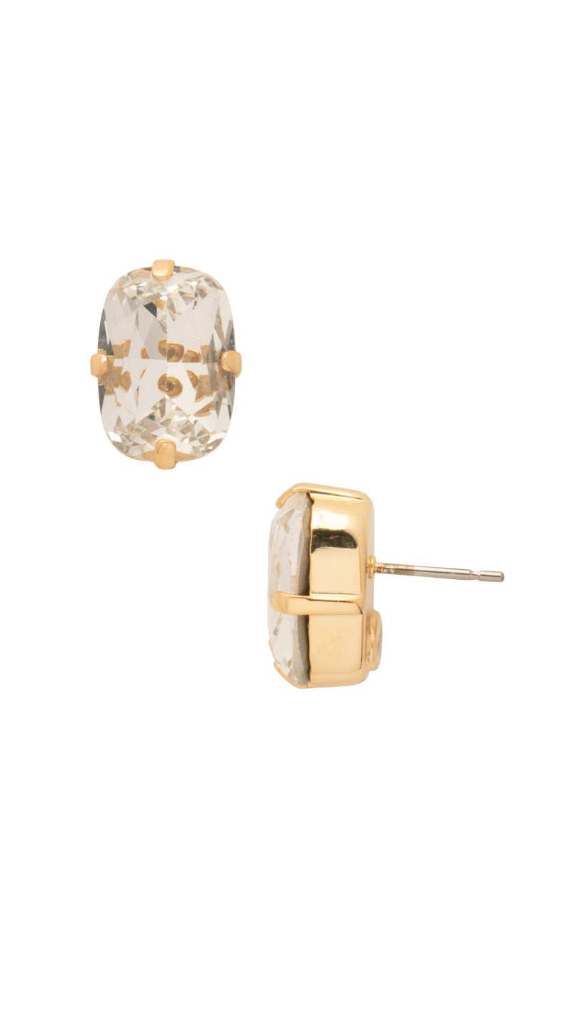 Nia Oval Stud Earrings