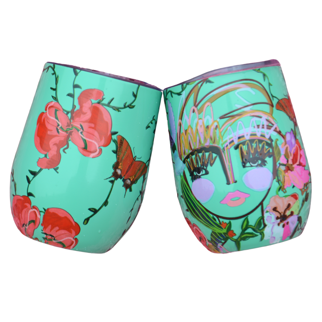 Chinoiserie Wine Tumbler