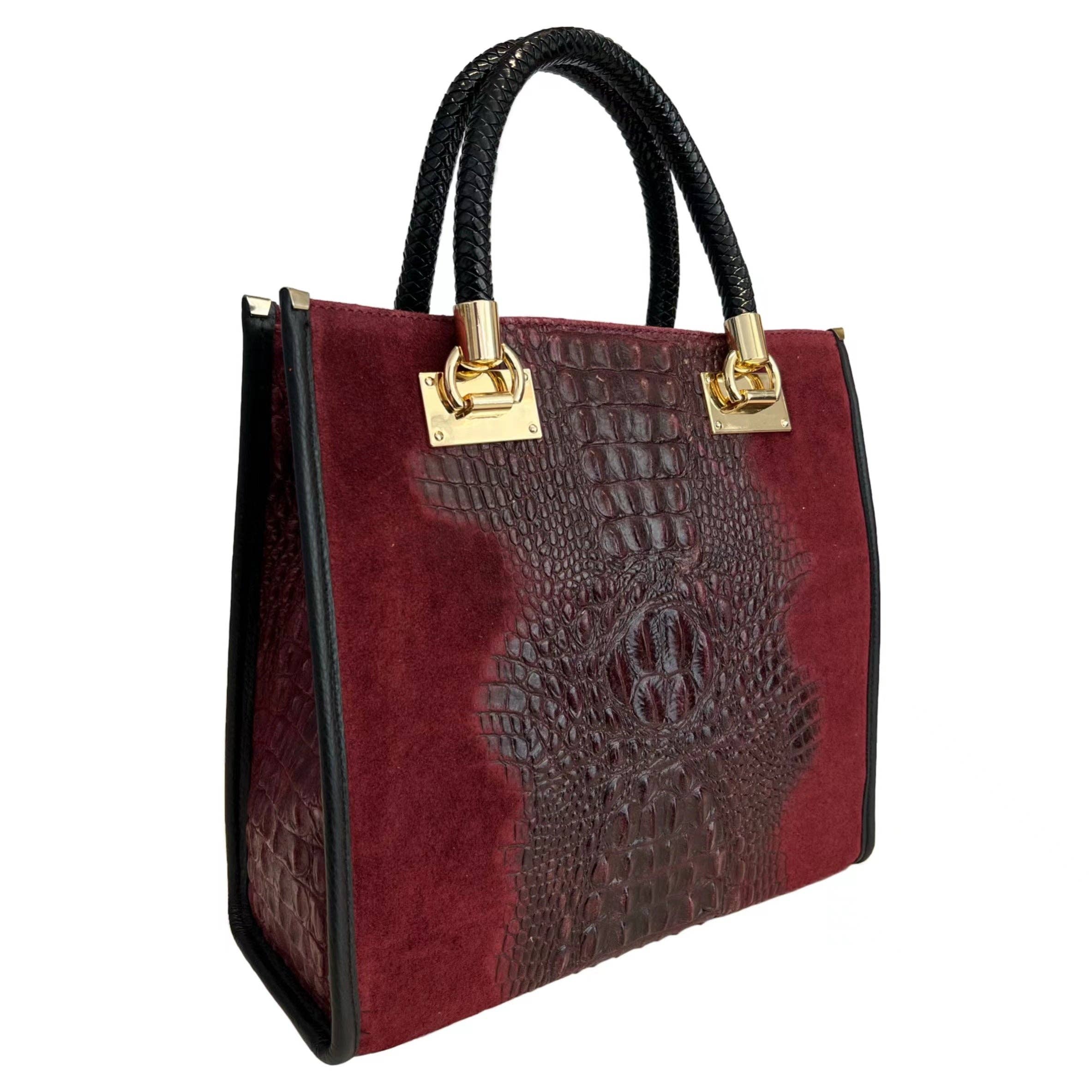 Coconut Suede Leather Bag - The BLVD