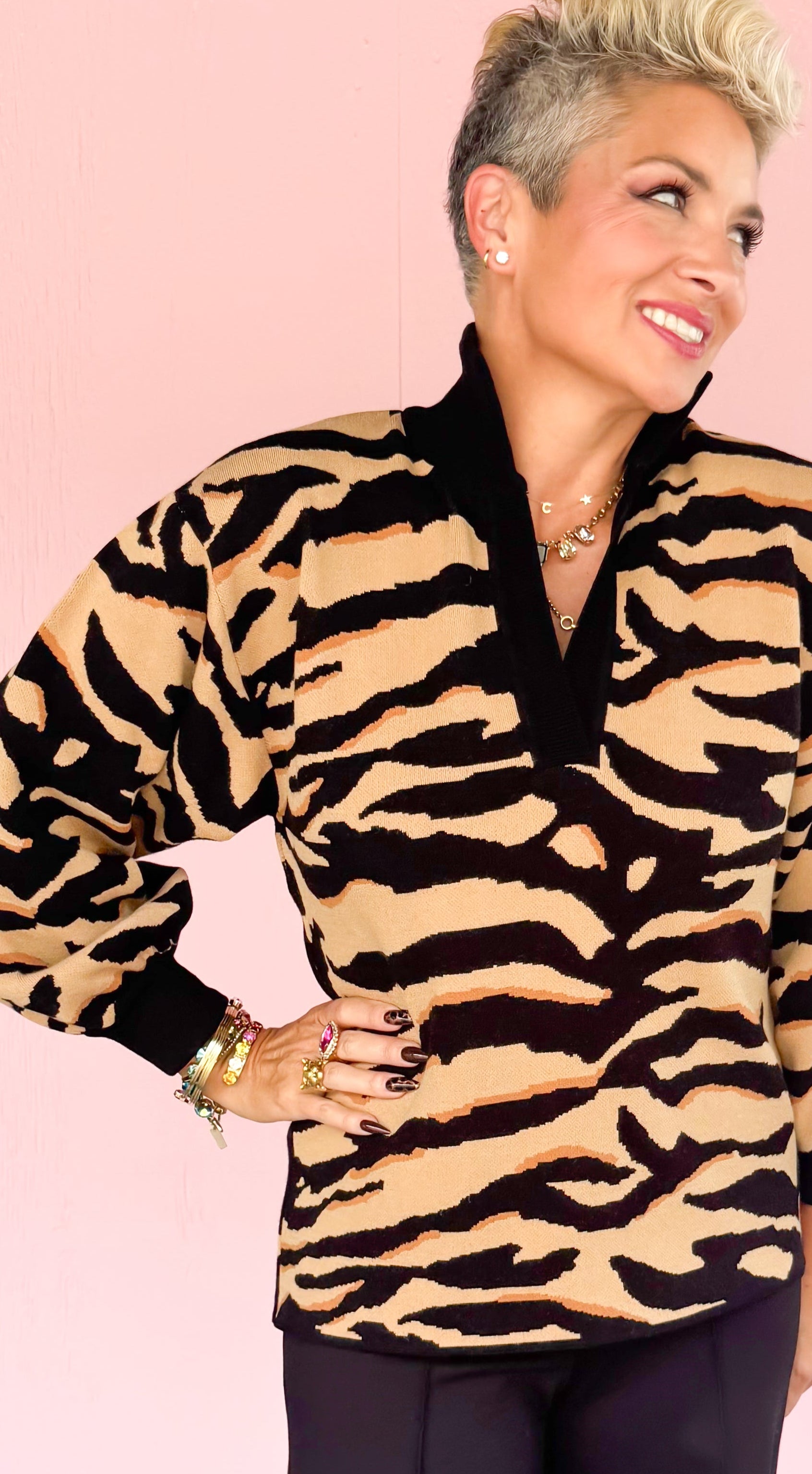 Lolli Sweater in Tiger