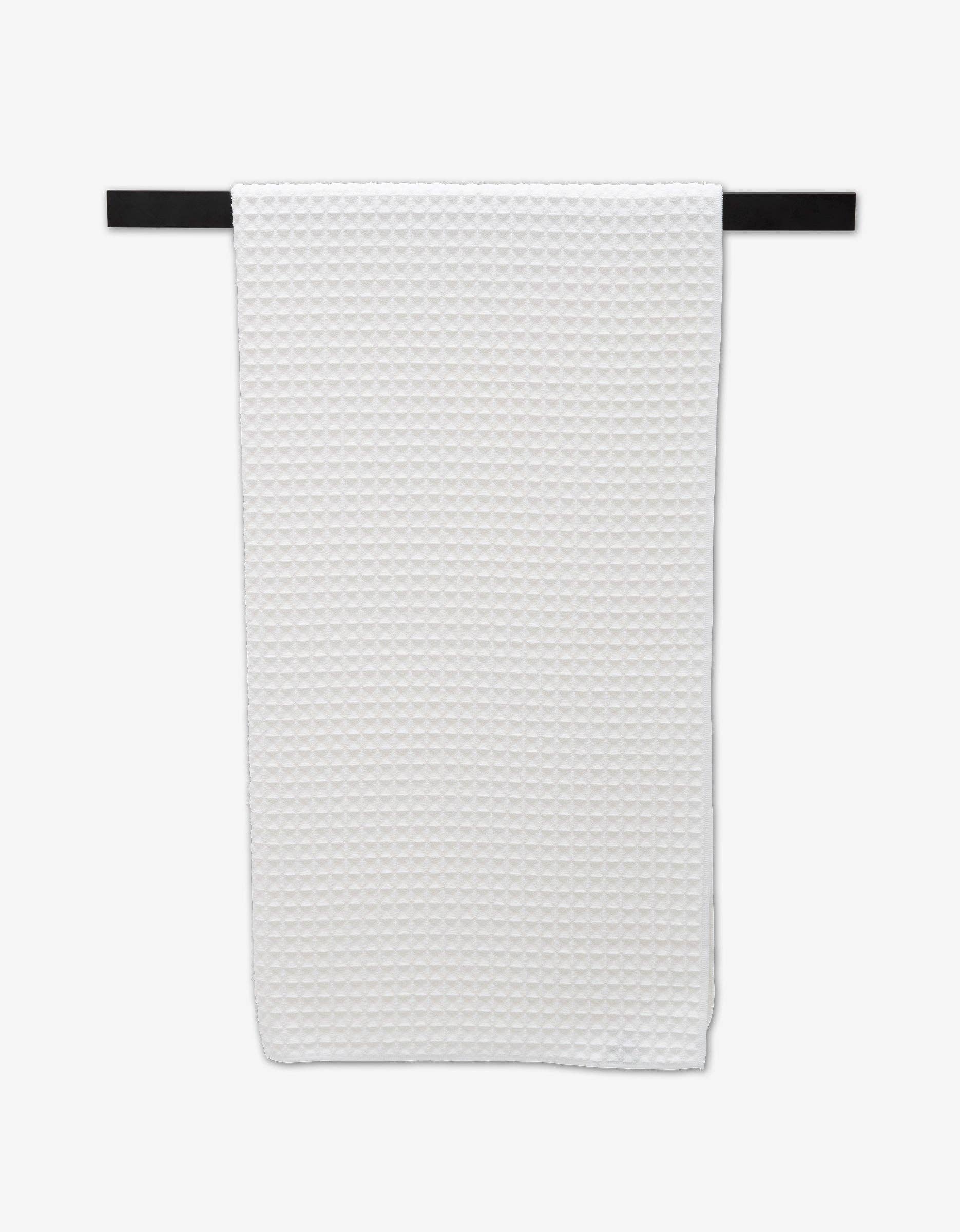 Cloud Waffle Bath Towel/White - The BLVD