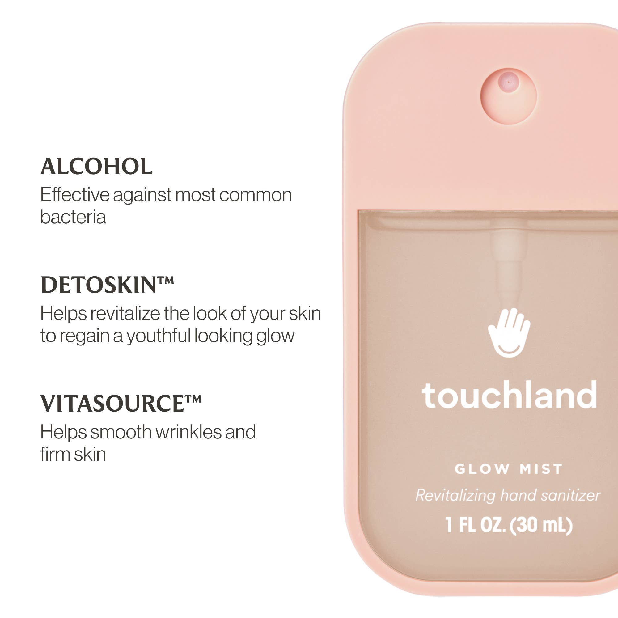 Rosewater Glow Revitalizing Hand Sanitizer - The BLVD