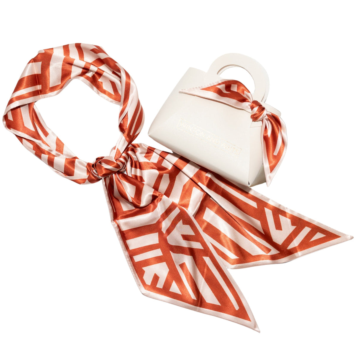 Accessory Scarf/Game Day Burnt Orange & Cream