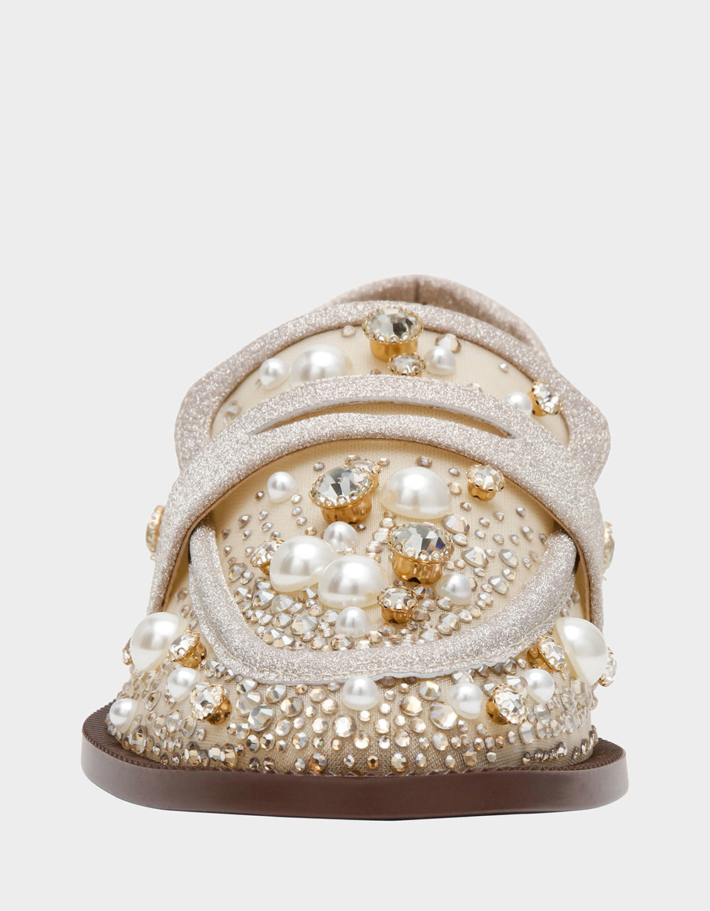 Maren Loafer in Light Gold - front facing
