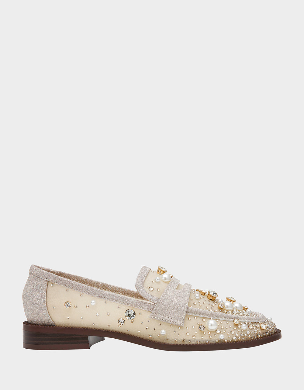 Maren Loafer in Light Gold - side view