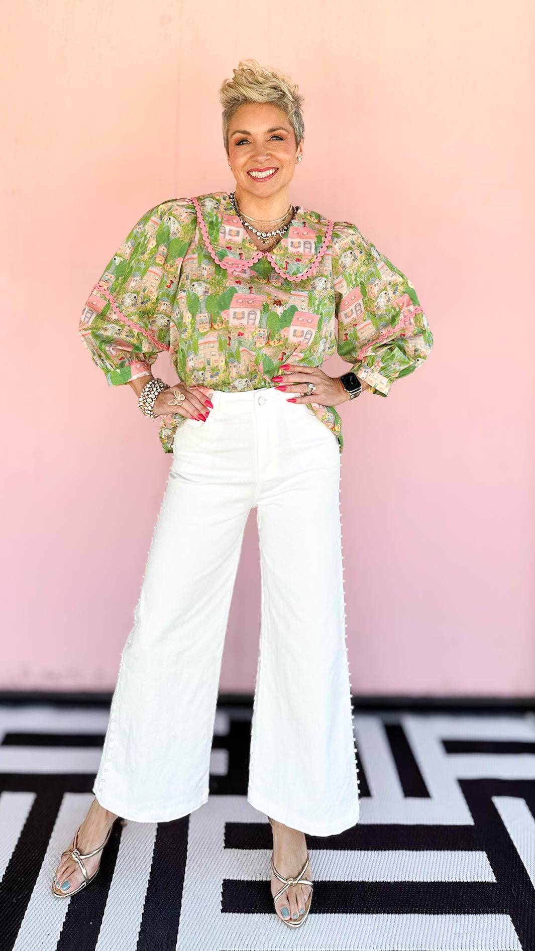 Tina Wide Leg Pant - The BLVD