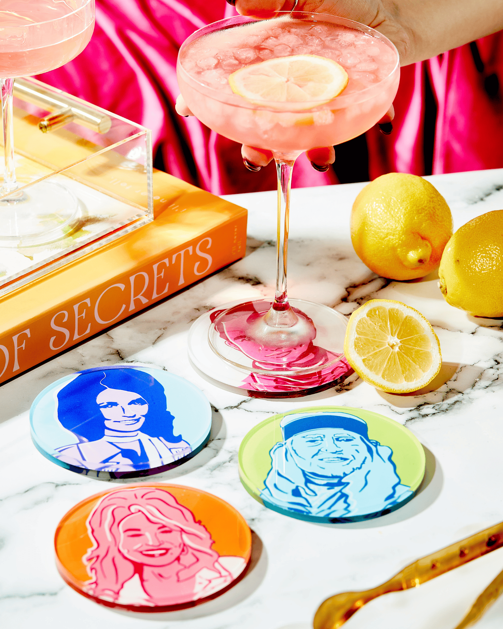 Country Legends Set Of 4 Coasters - The BLVD