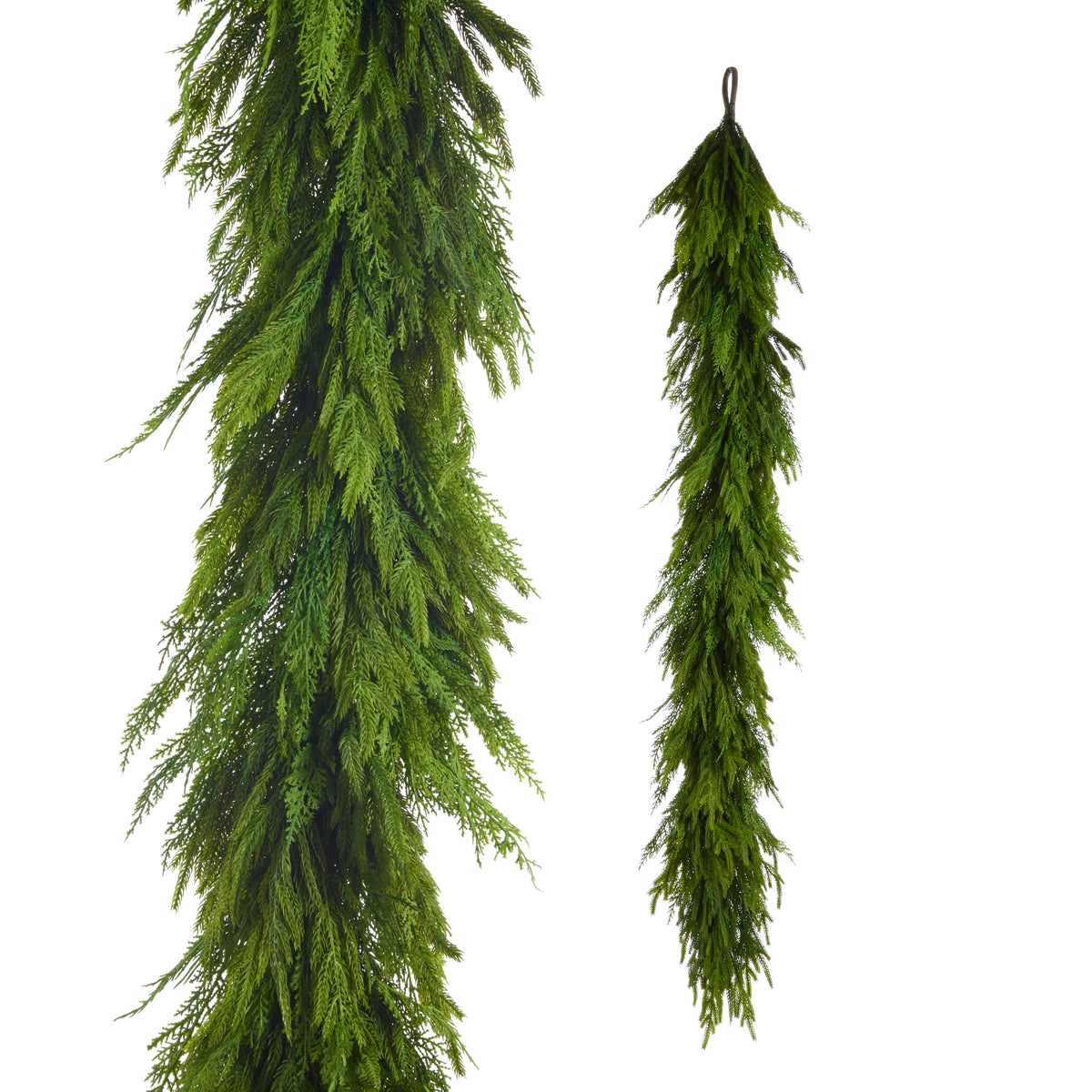 6 foot faux mixed greenery garland