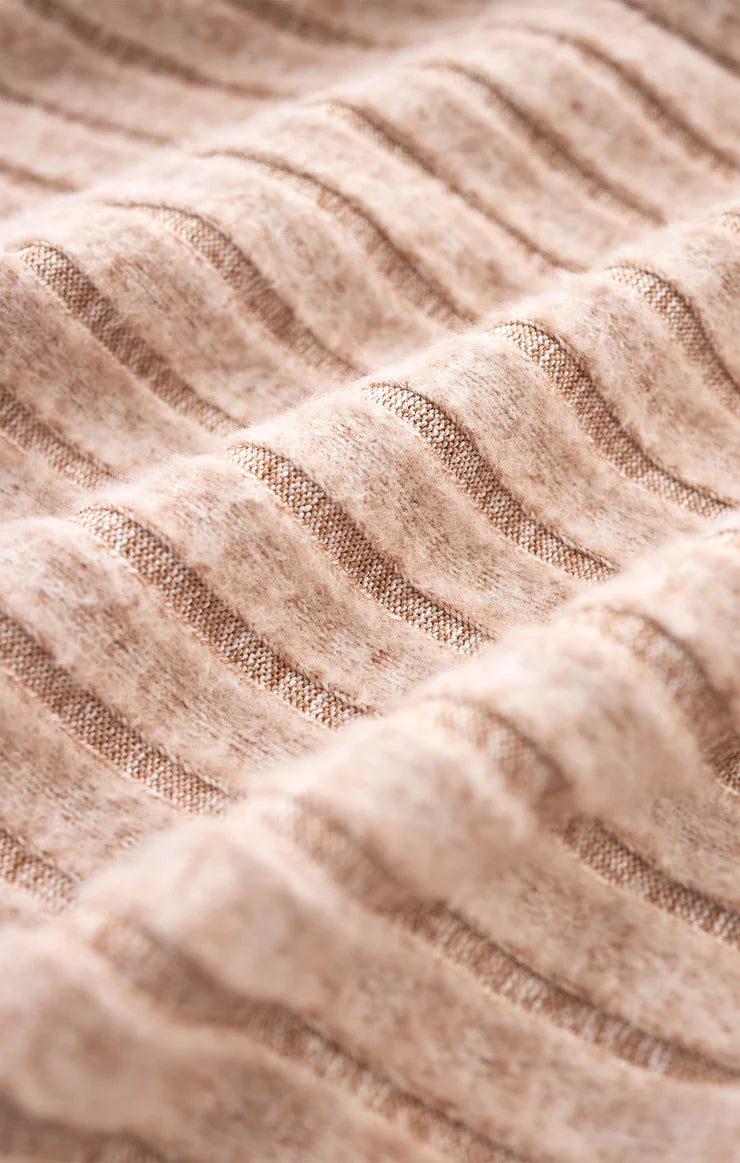 Double Scoop Ribbed Tank/Coffee