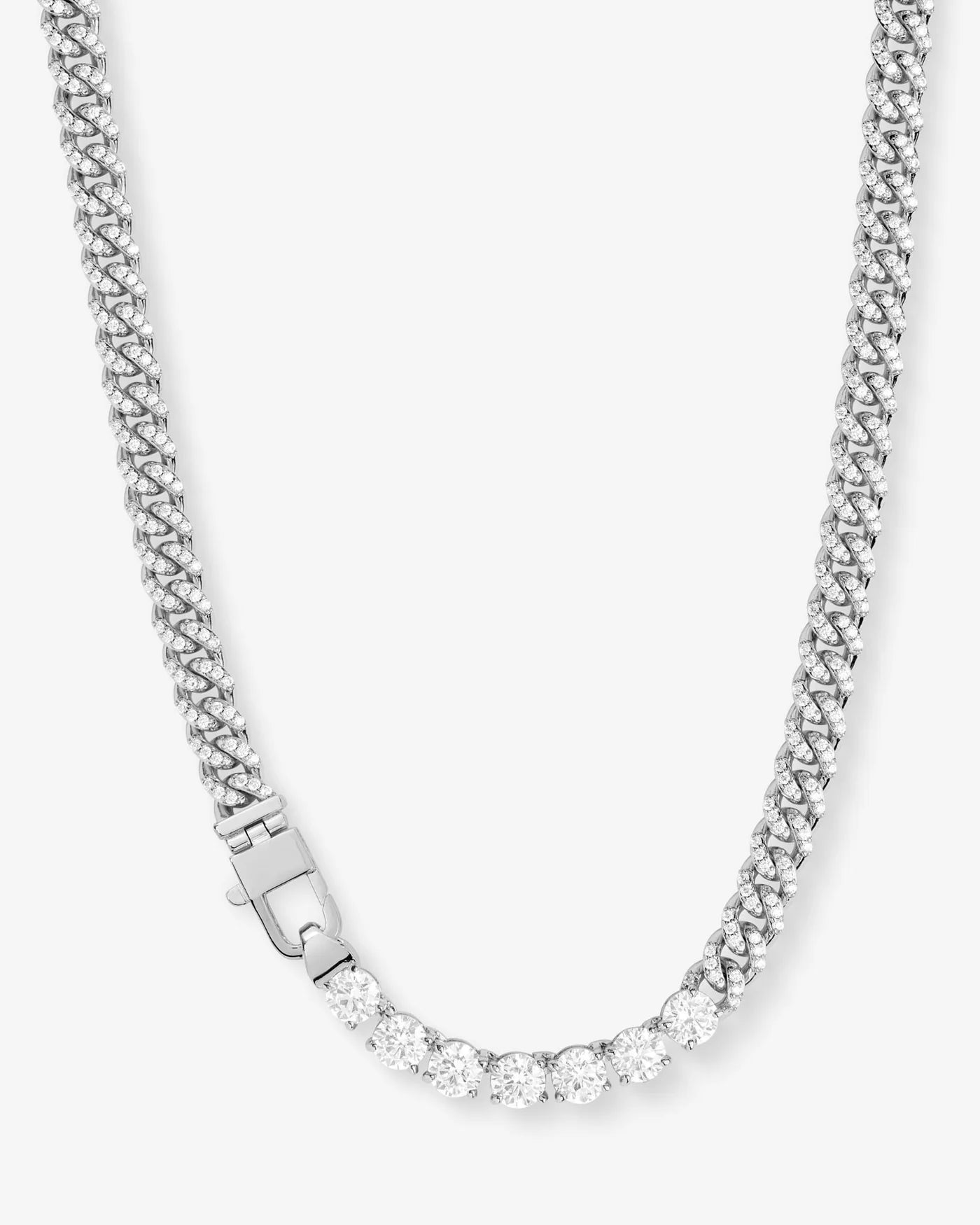 Pave Julian Loves Diamonds Necklace 16”