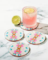 Monets Garden Set of 4 Coasters