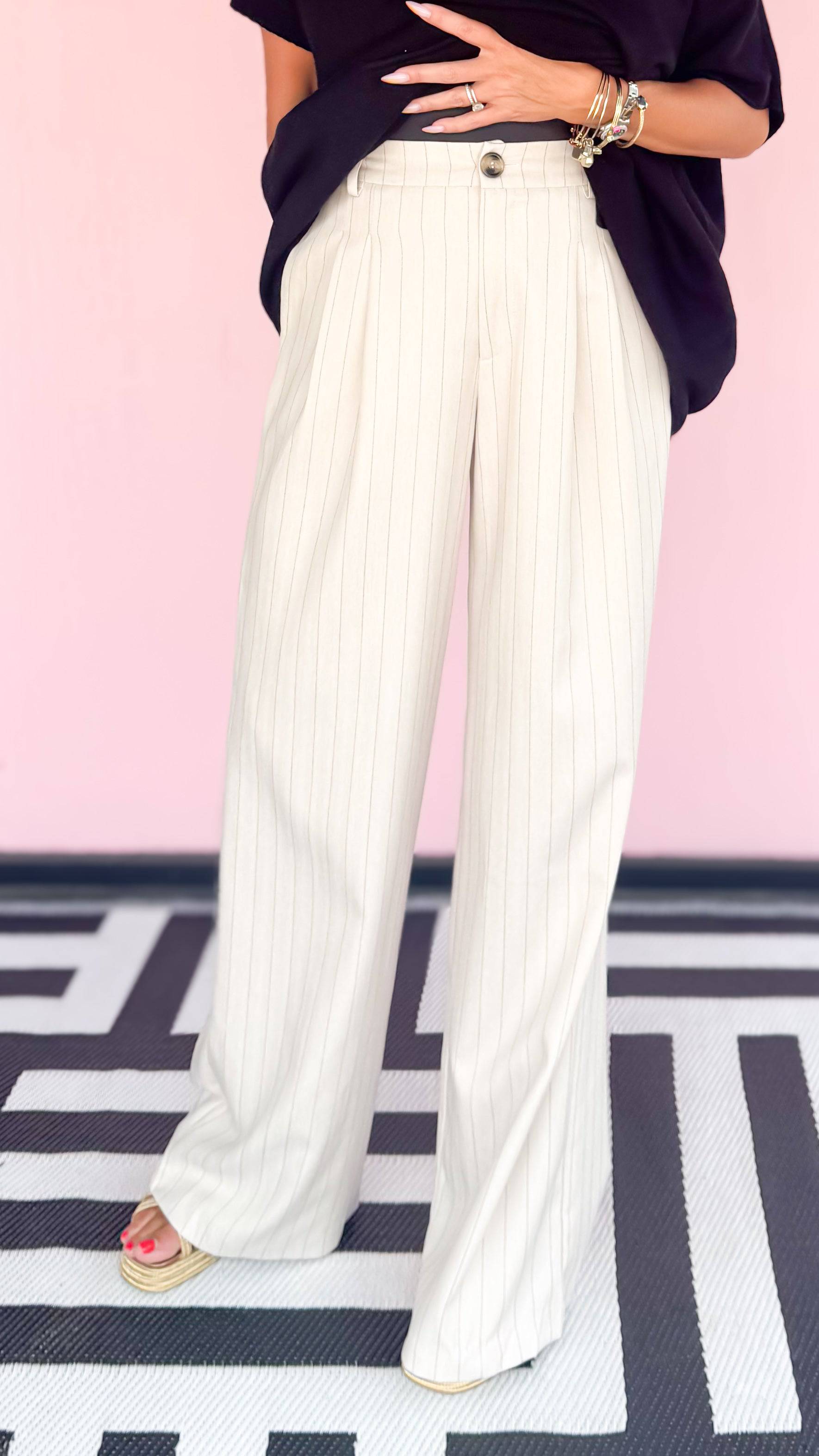 Pinstripe Pant - The BLVD