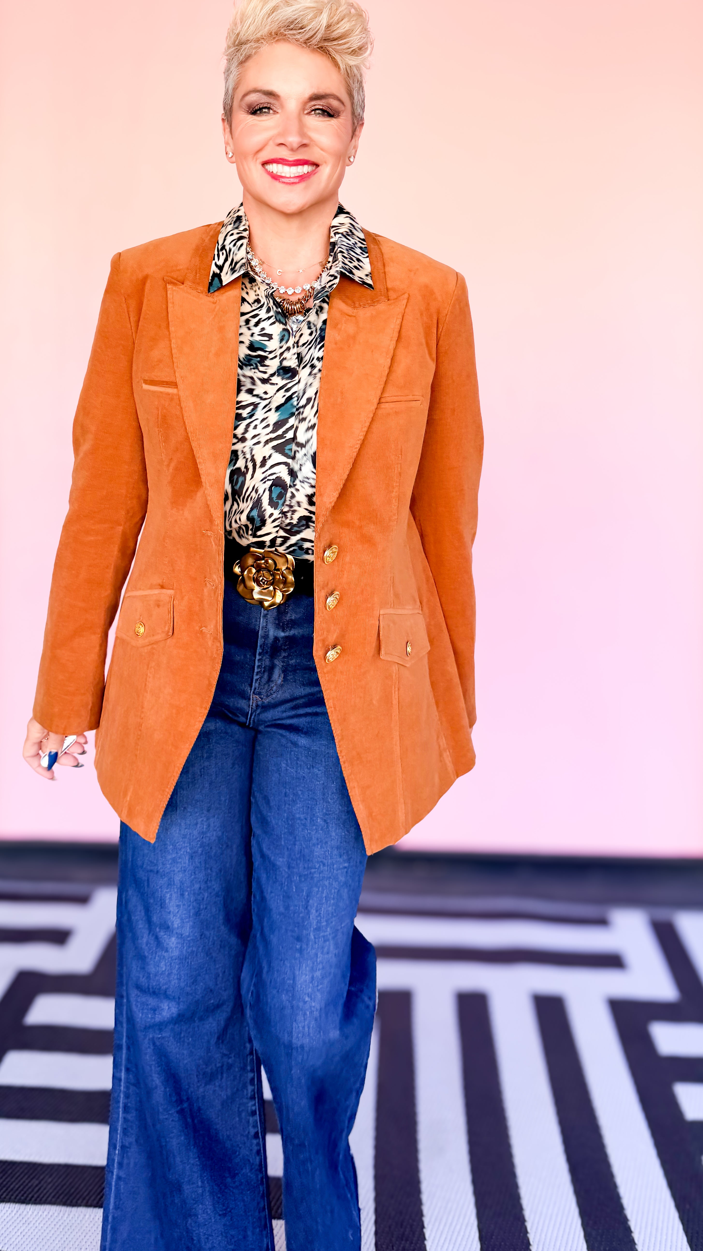 Goldie Cord Jacket/Brown