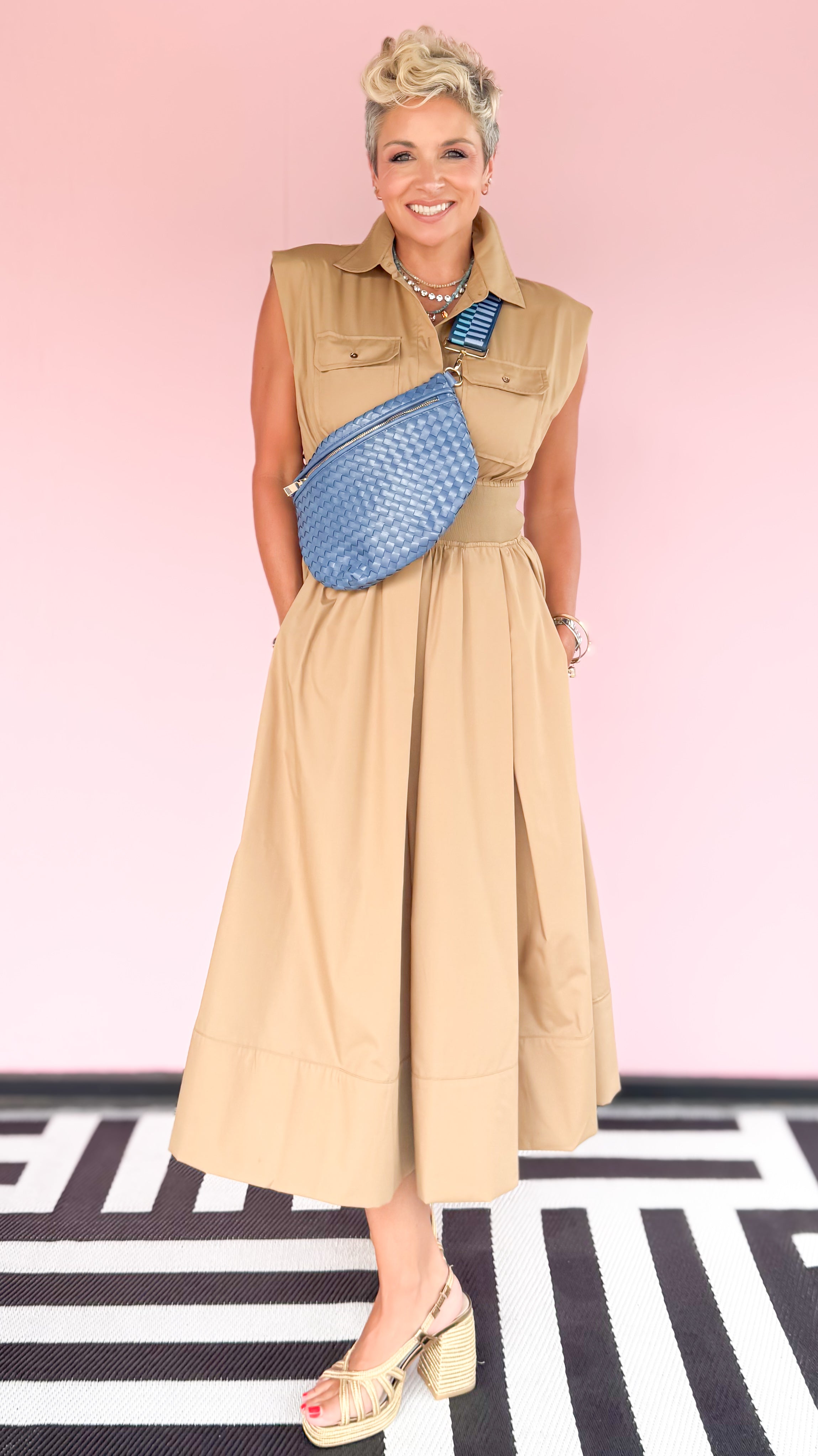Kimora Cap Sleeve Dress