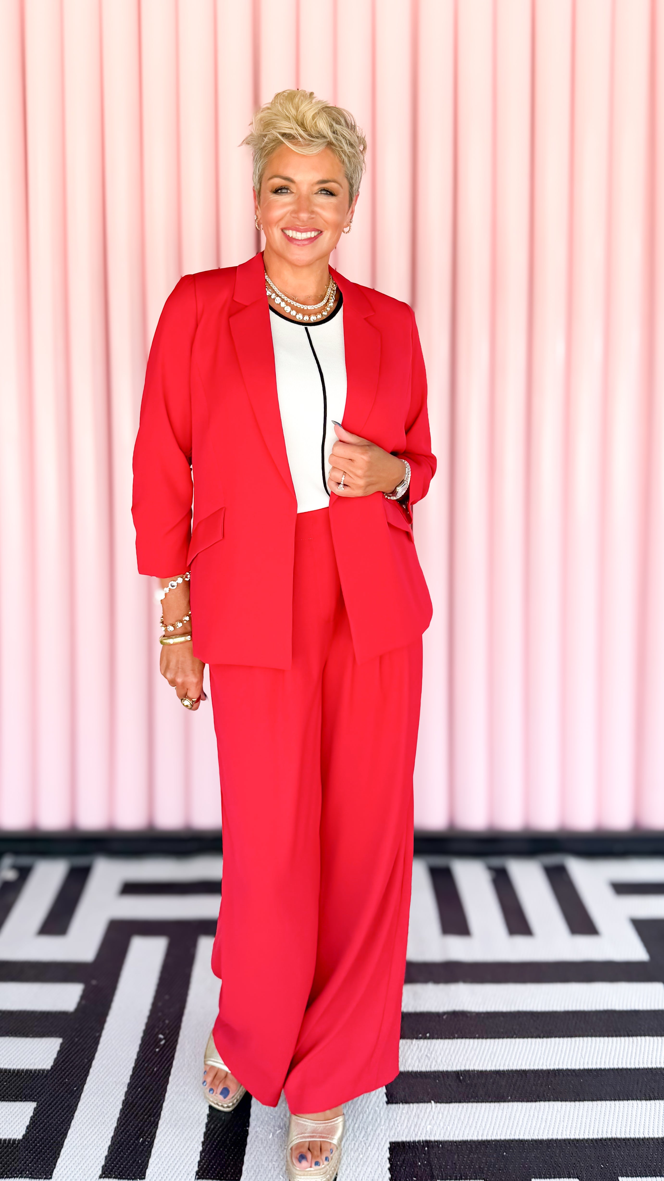 Rebecca Trouser/Red