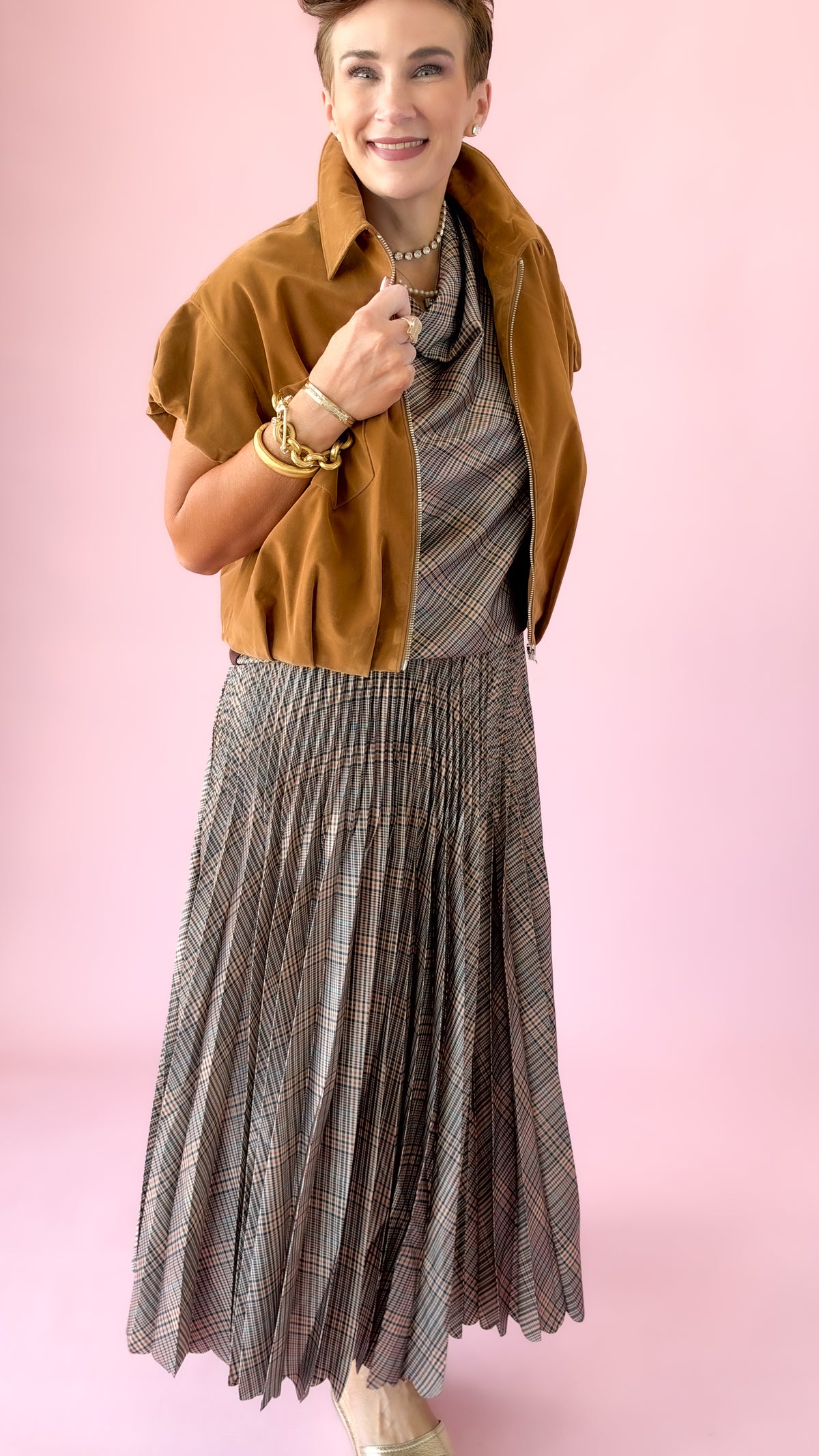 Blair Suede Jacket/Camel