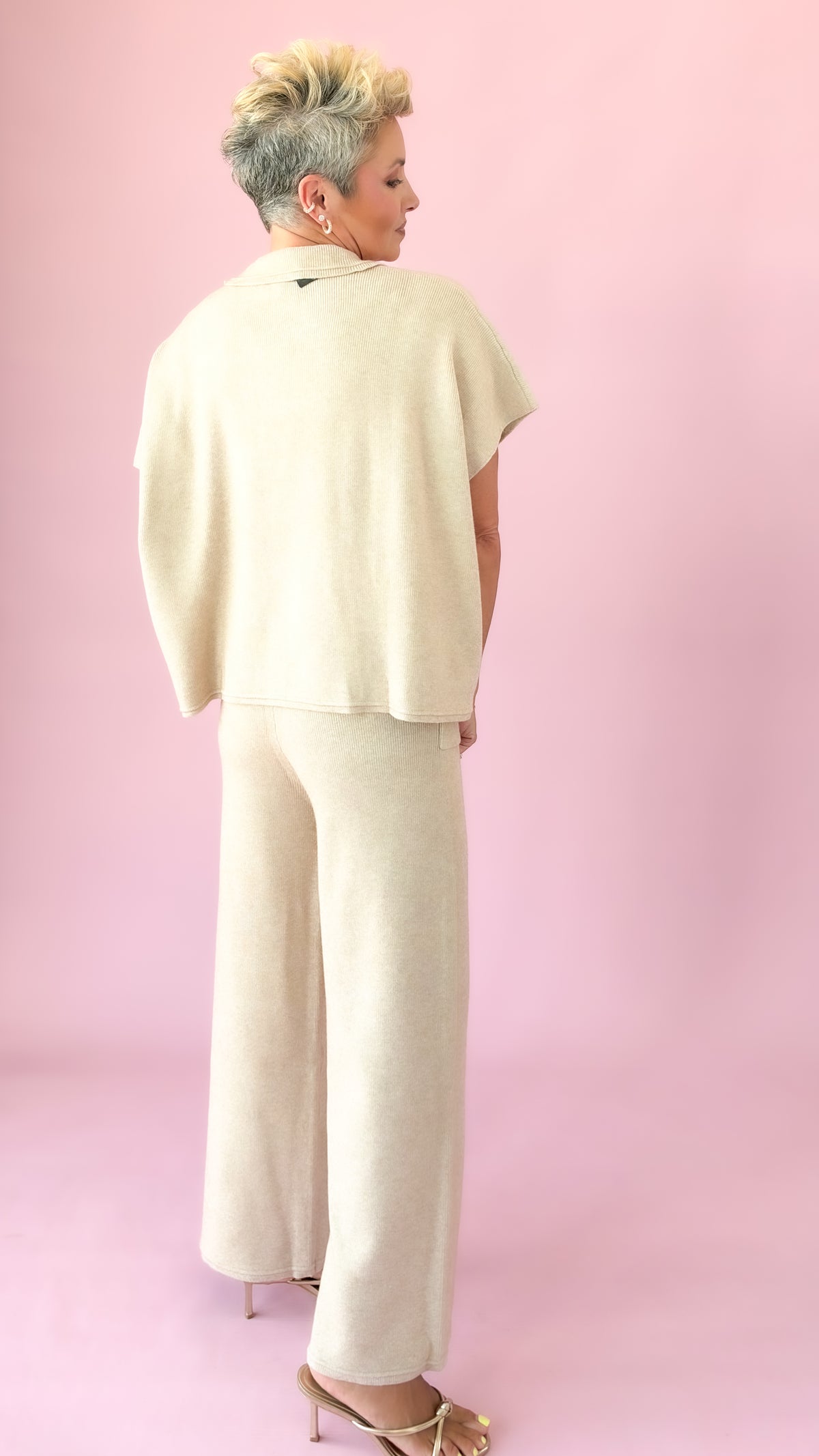 Sean Knit Top/Oatmeal