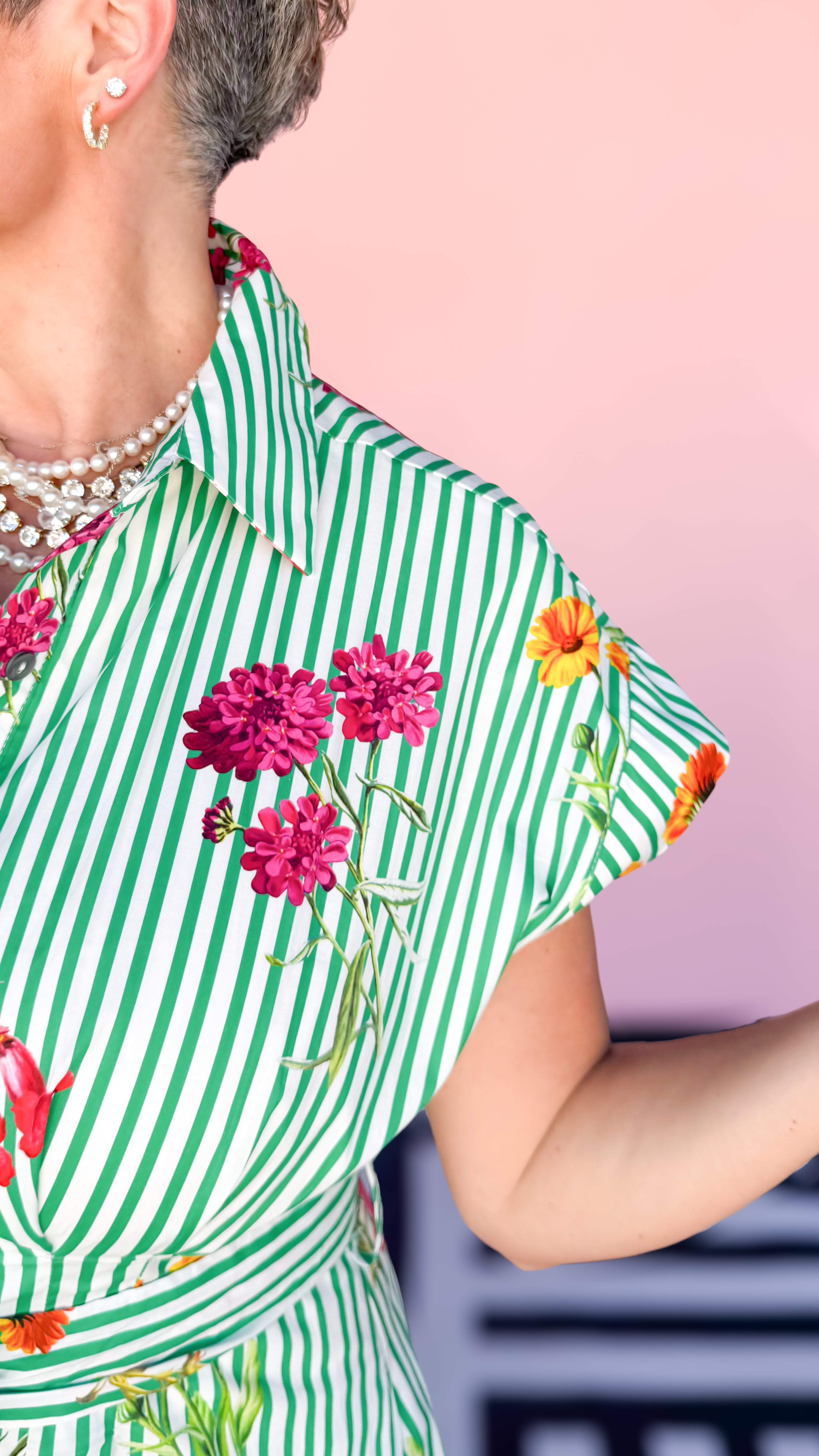 It's a Garden Party Midi Dress/Green - The BLVD