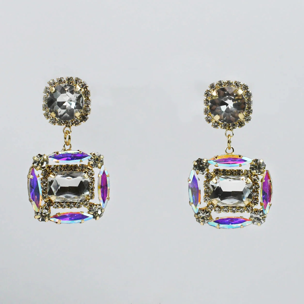 Time to Shine Earrings/Clear - The BLVD