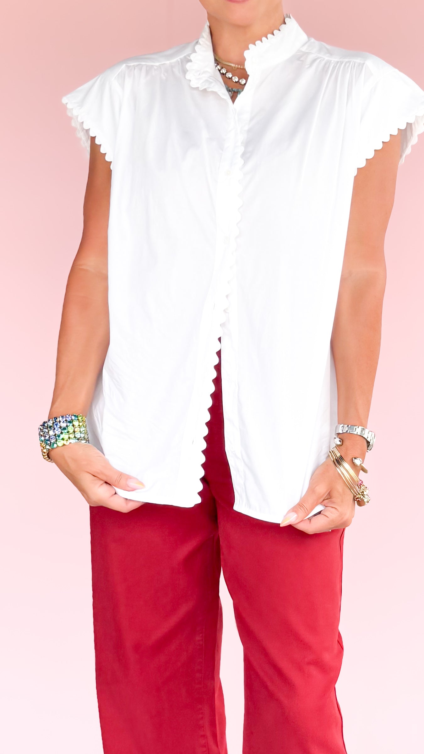 Ric Rac Detail Top