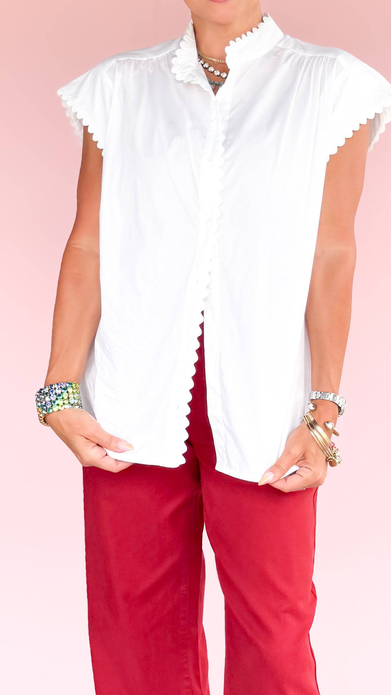 Ric Rac Detail Top - The BLVD
