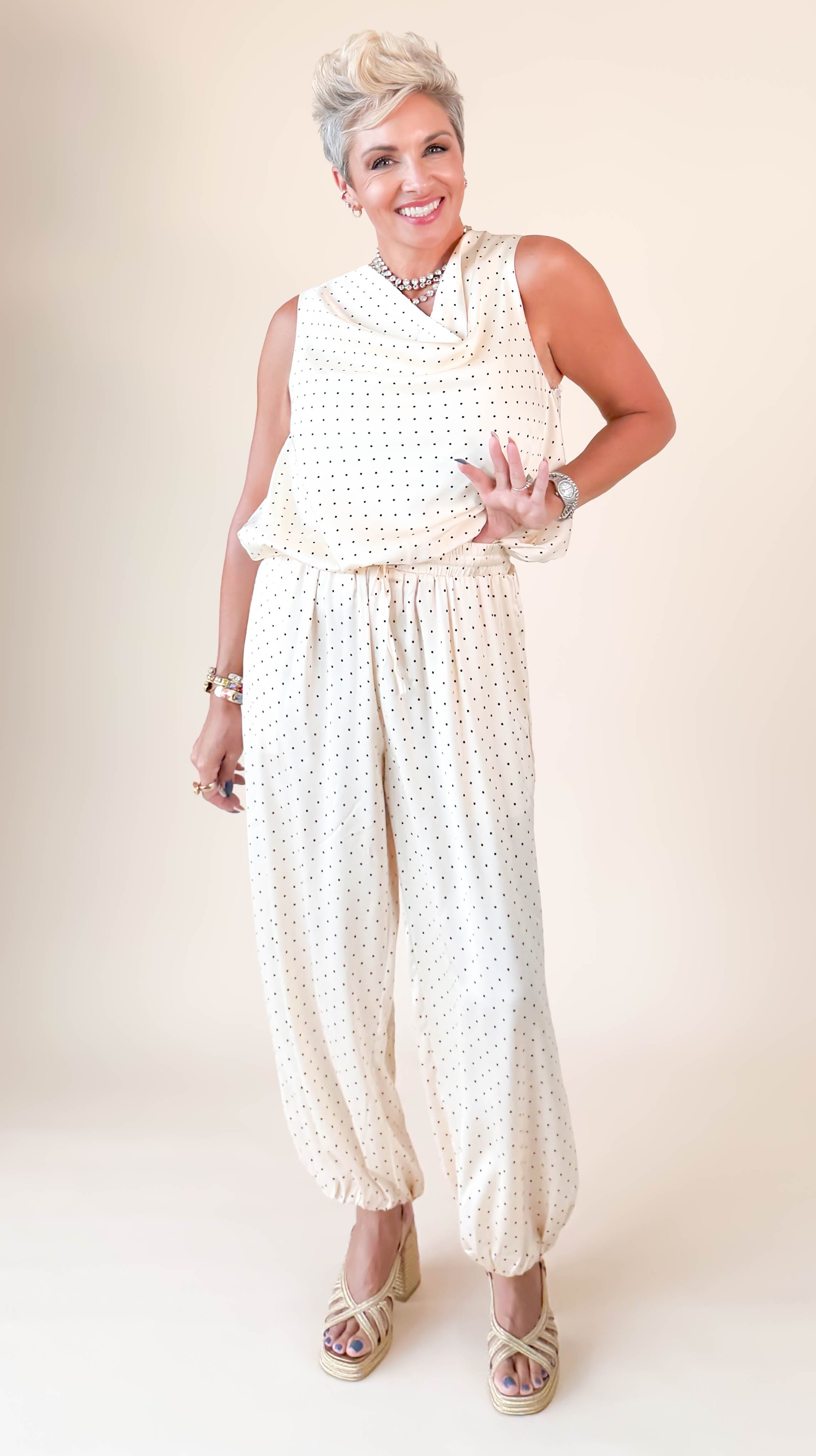 Cornelia Balloon Pants/Ivory