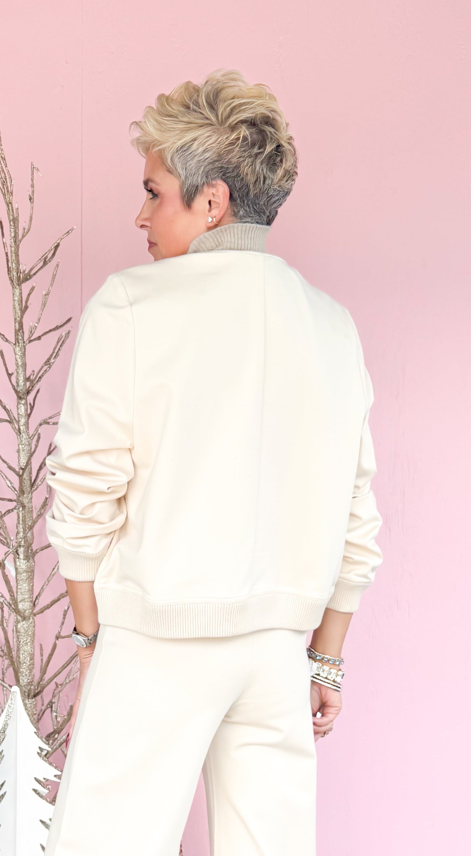 Bomber Jacket/Ivory