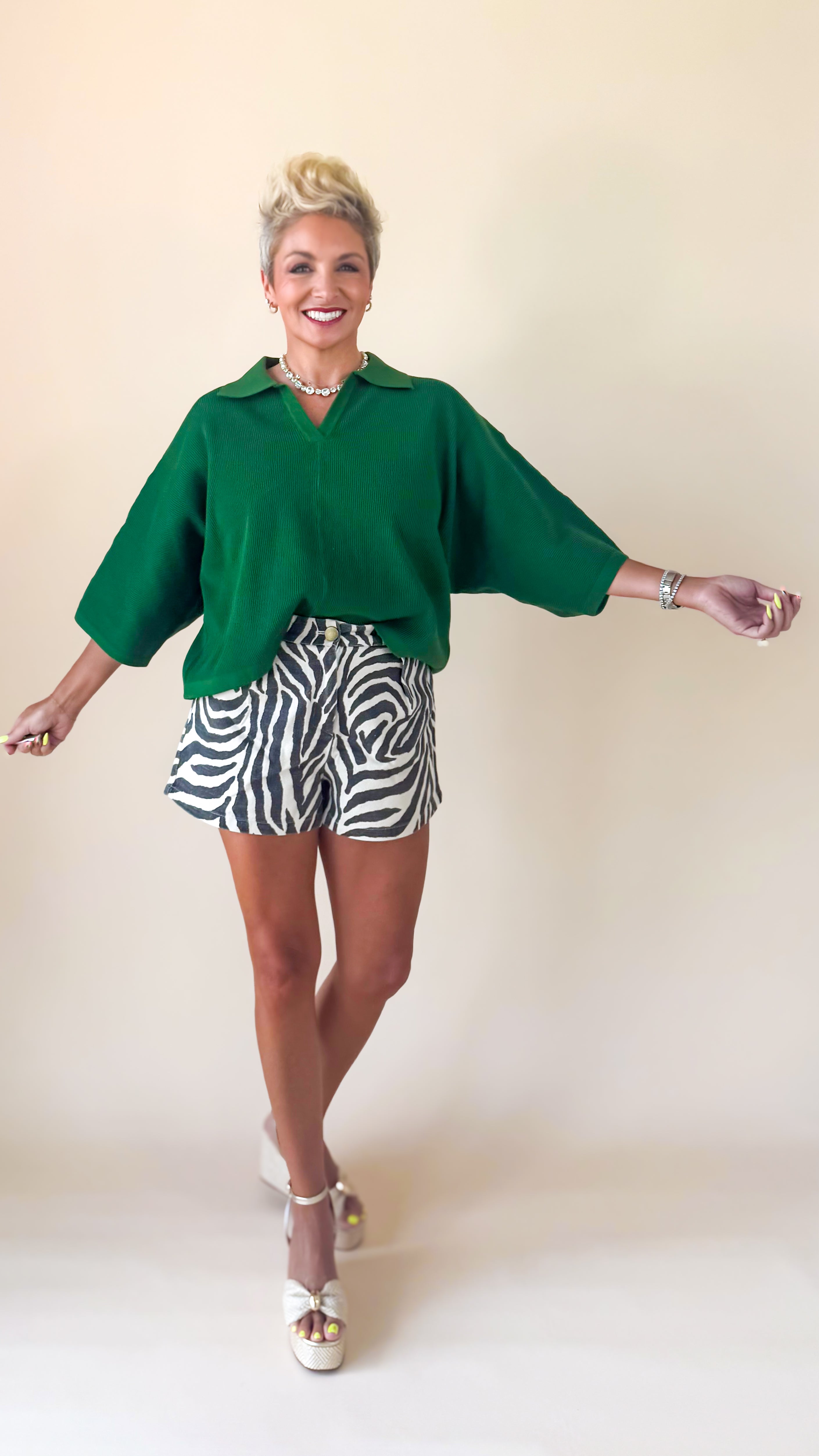 Cynthia Oversized Sweater/Green