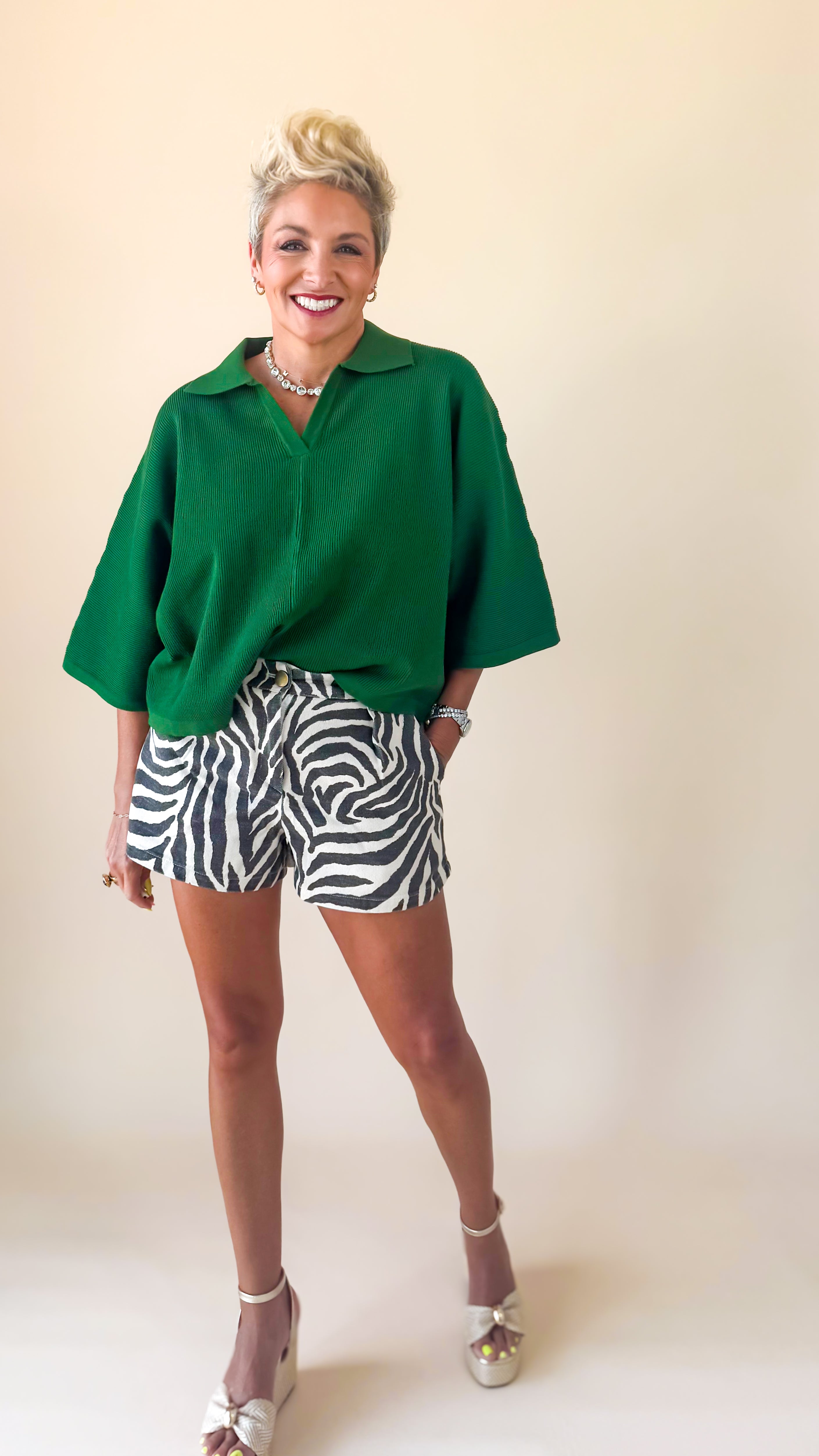 Cynthia Oversized Sweater/Green