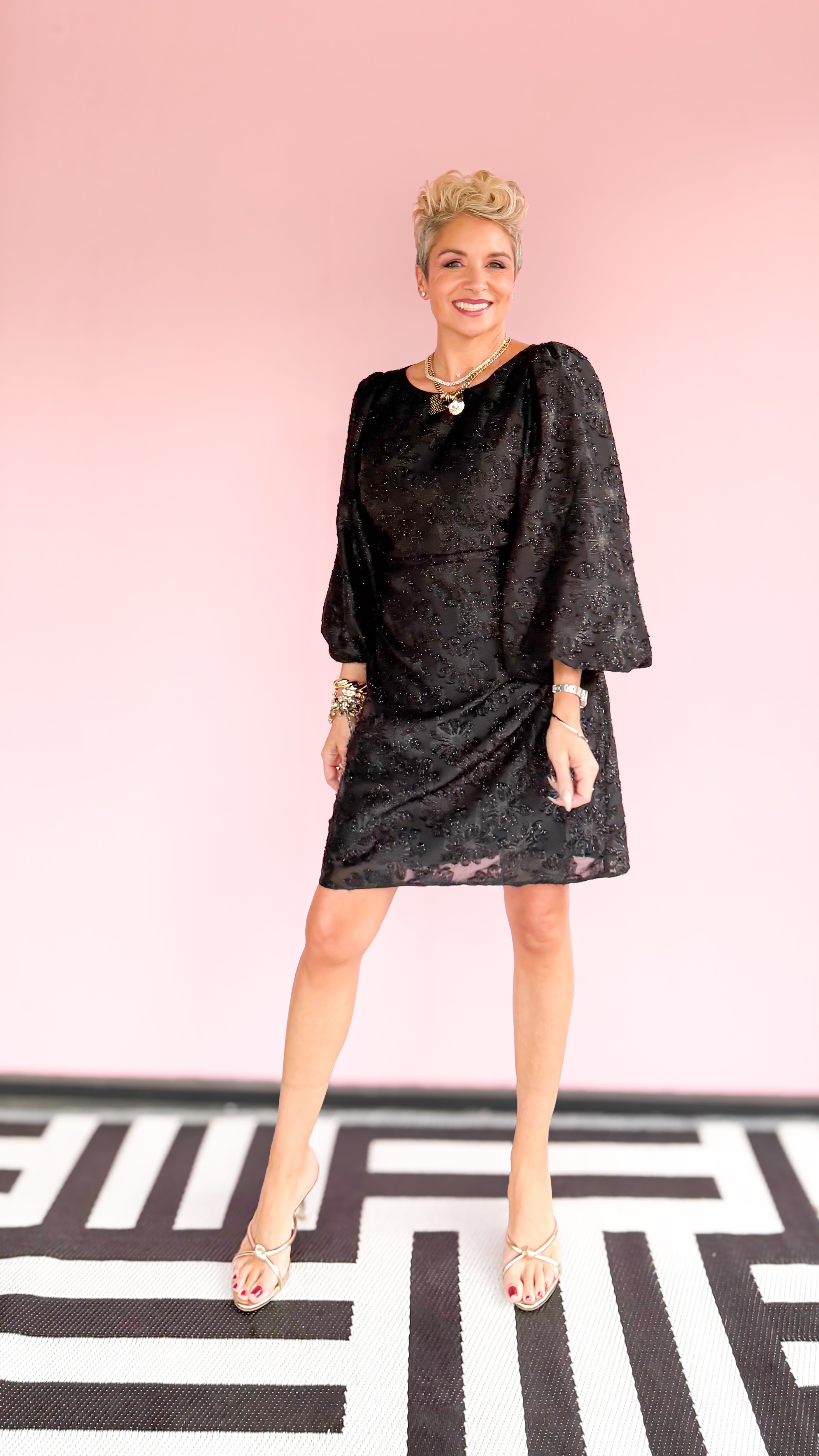 Rothchild Dress Black Floral