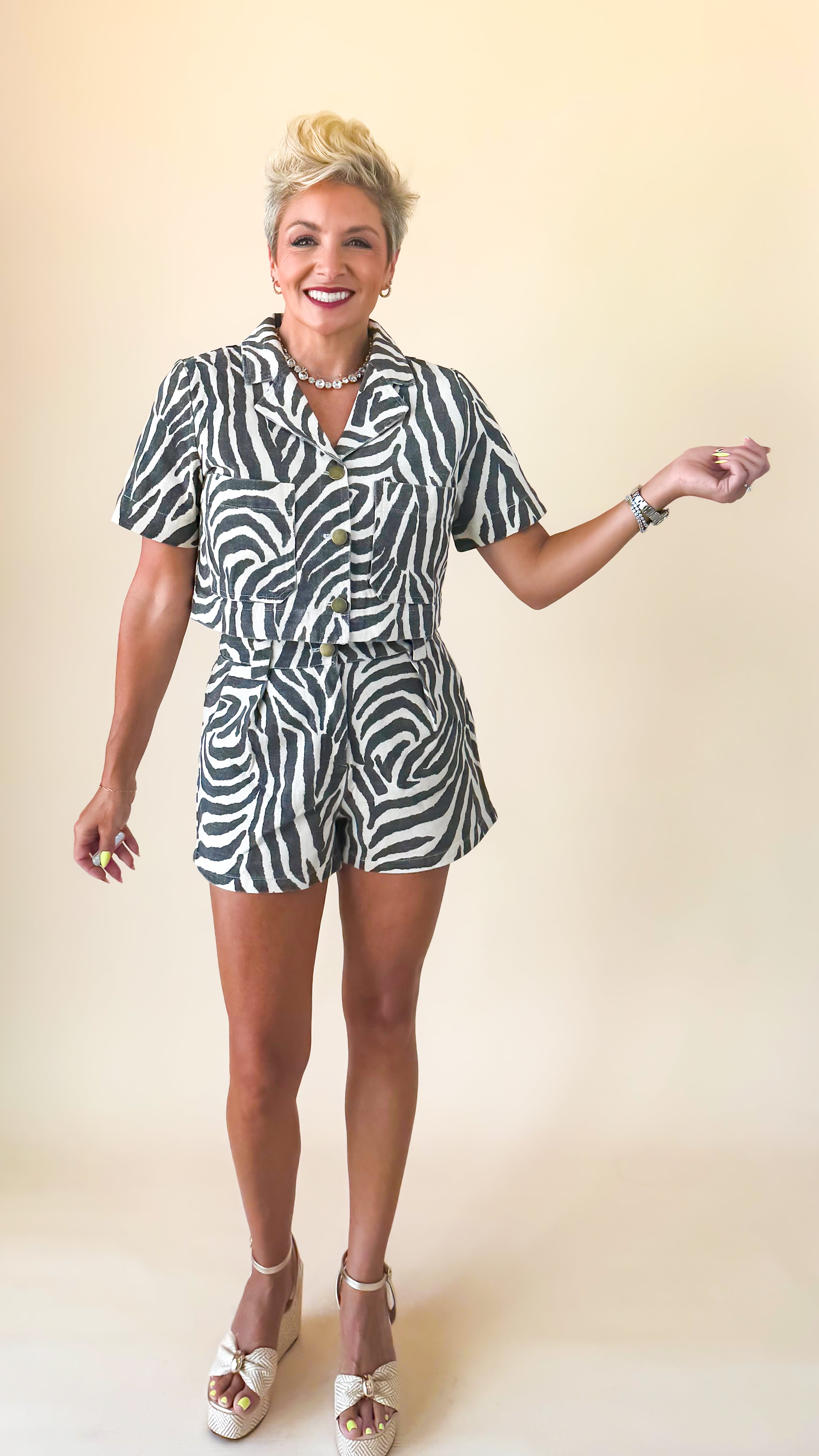 Zebra Shorts