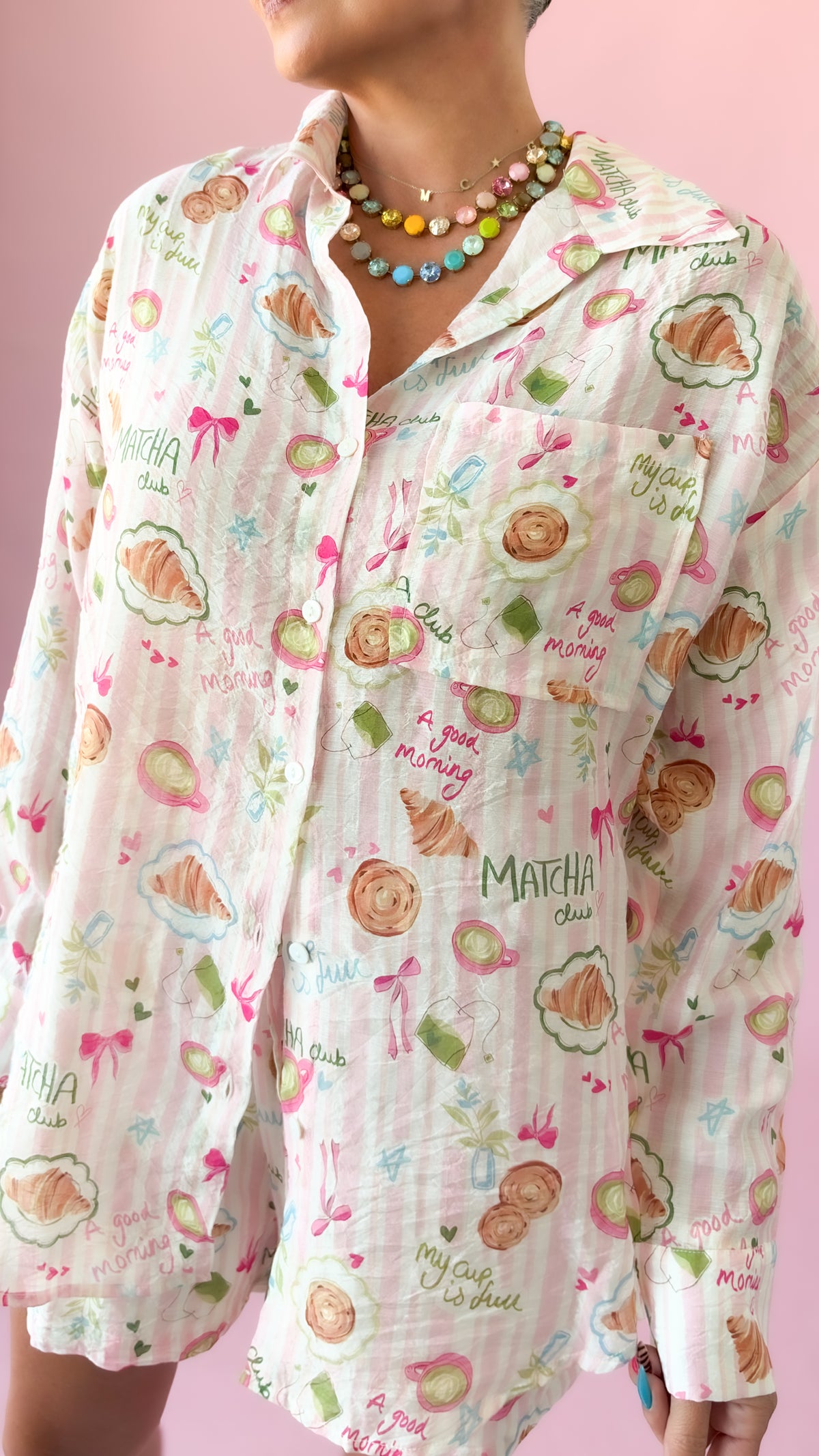 Pink Matcha PJ Set