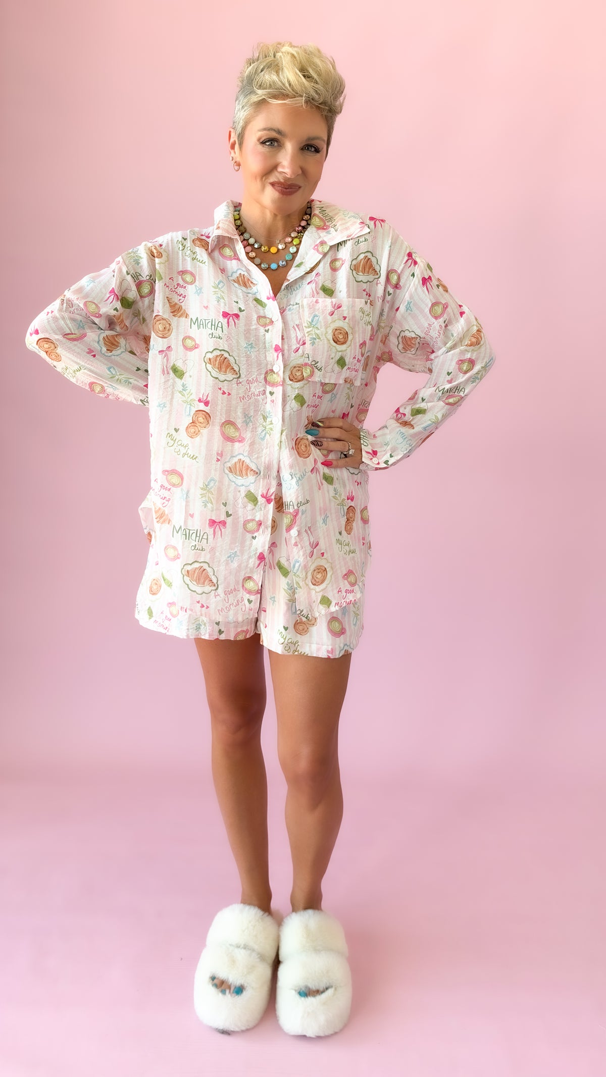 Pink Matcha PJ Set