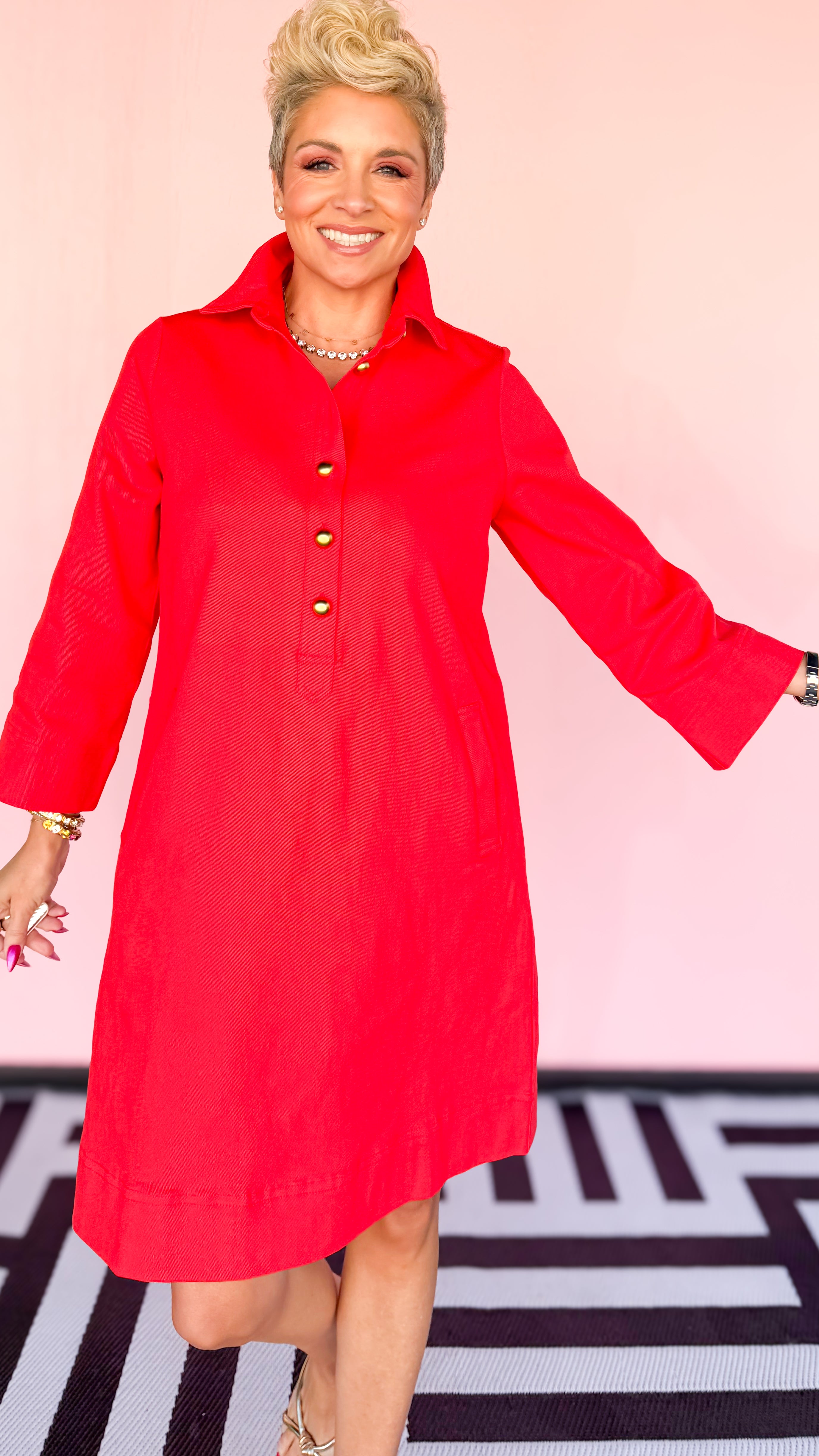 Chloe Dress/Cranberry