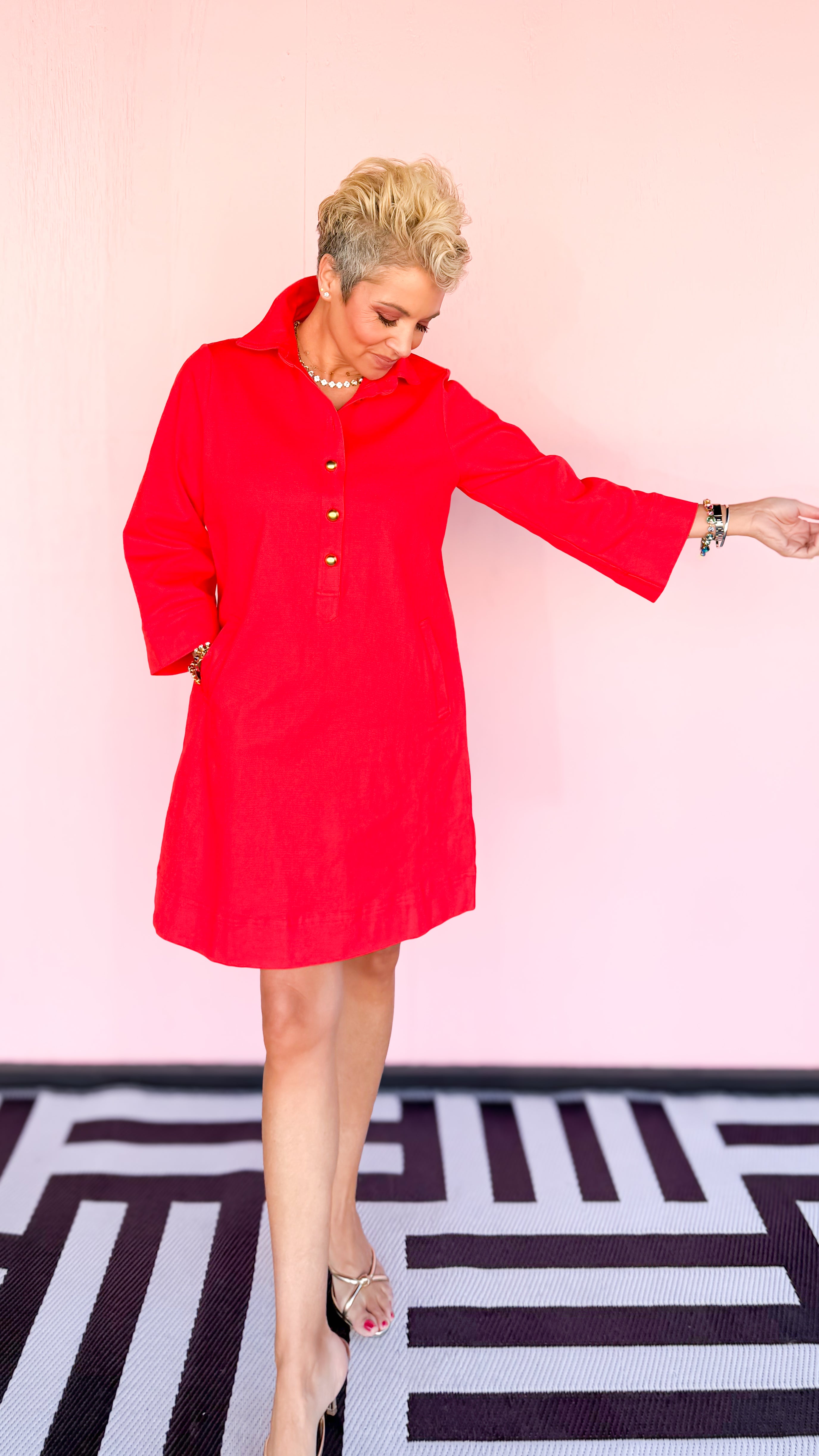 Chloe Dress/Cranberry