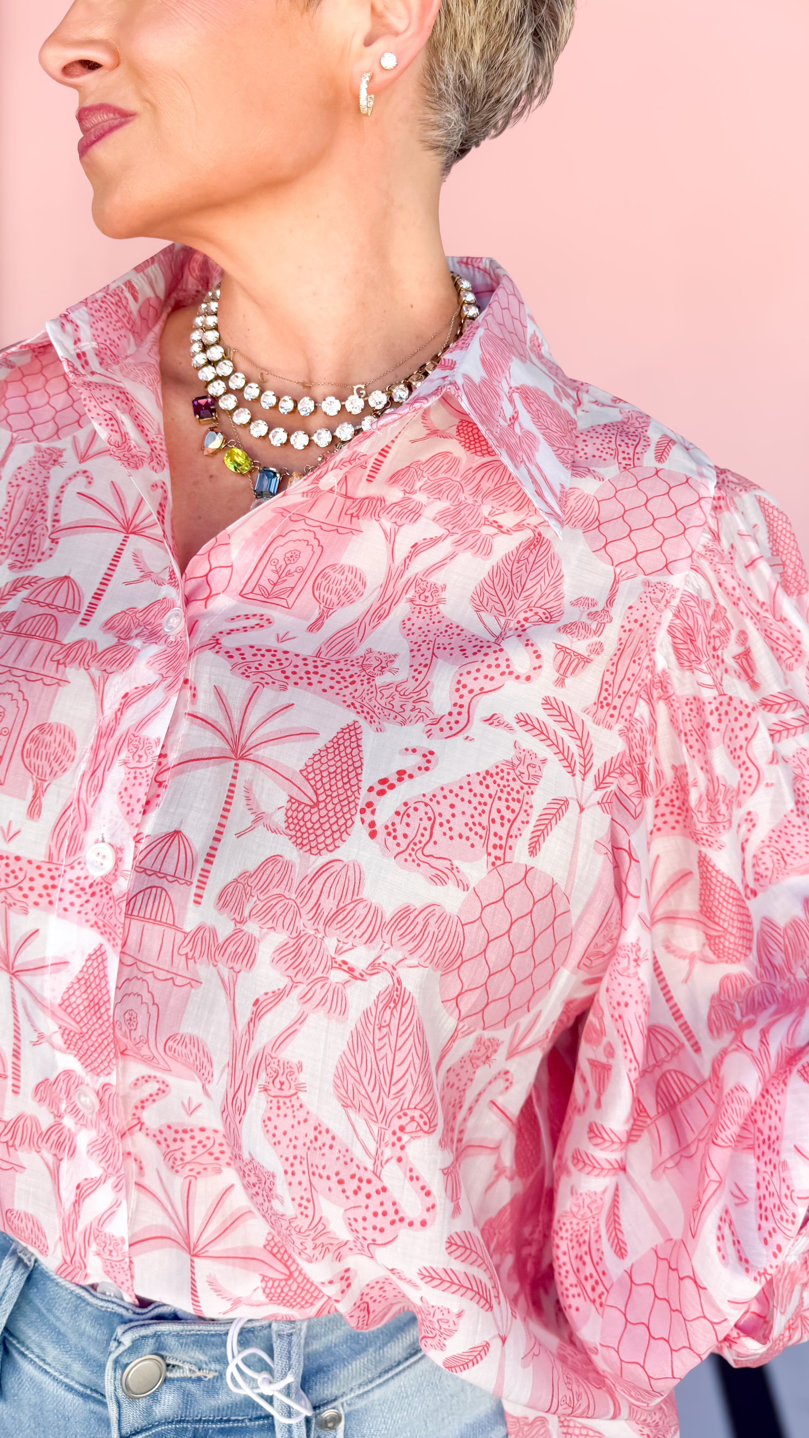 BELLISSIMA BLOUSE/PINK TOILE - The BLVD